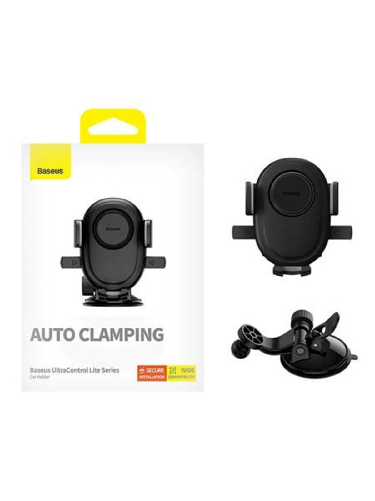 Baseus Ultracontrol Lite Series Car Holder Cluster Black - Handys Anderes Zubehoer - C40351700111-00