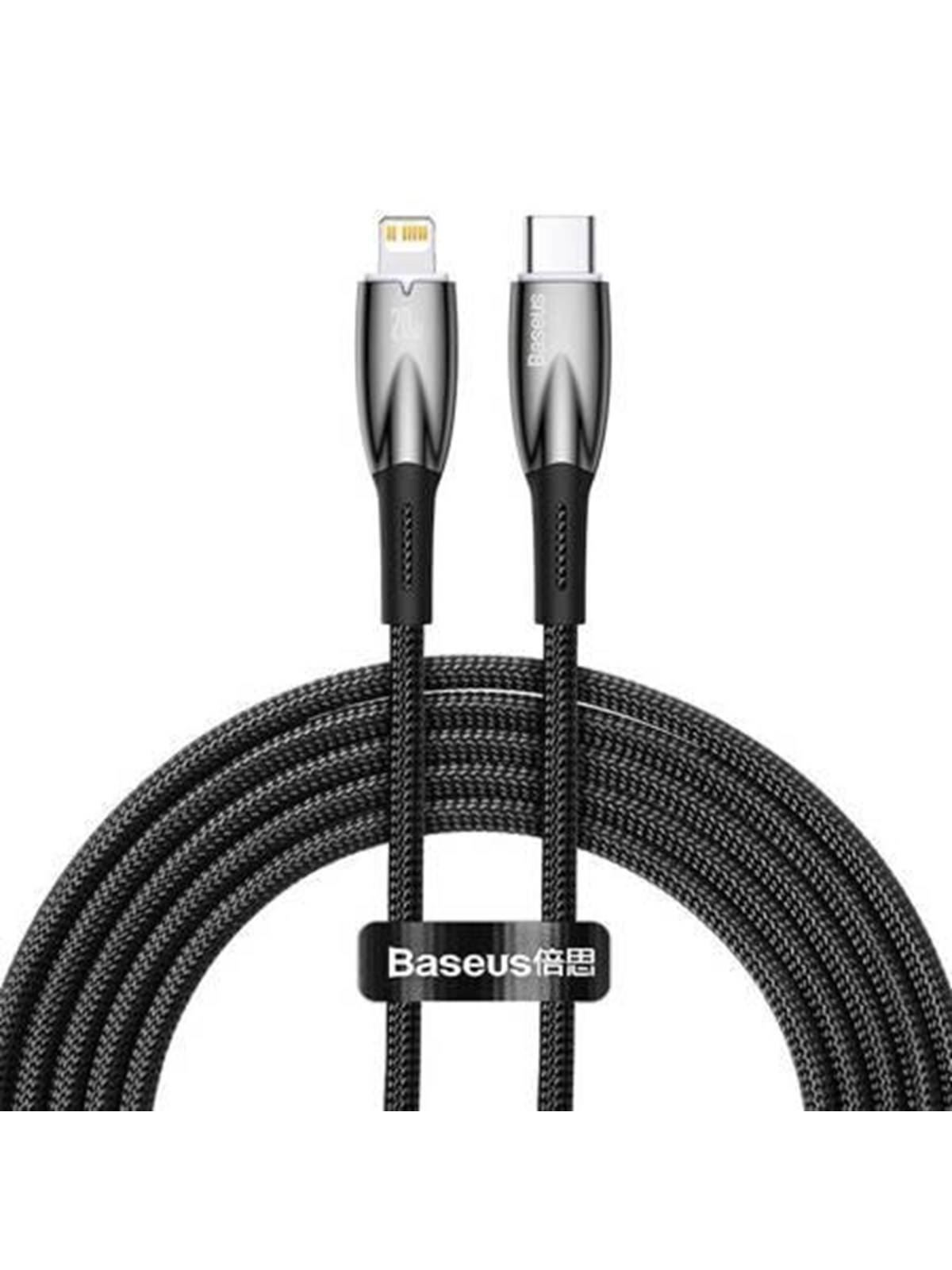 Baseus Usb-c Cable For Lightning Glimmer Series 20w 2m (Black) - Usb Kabel - Cadh000101