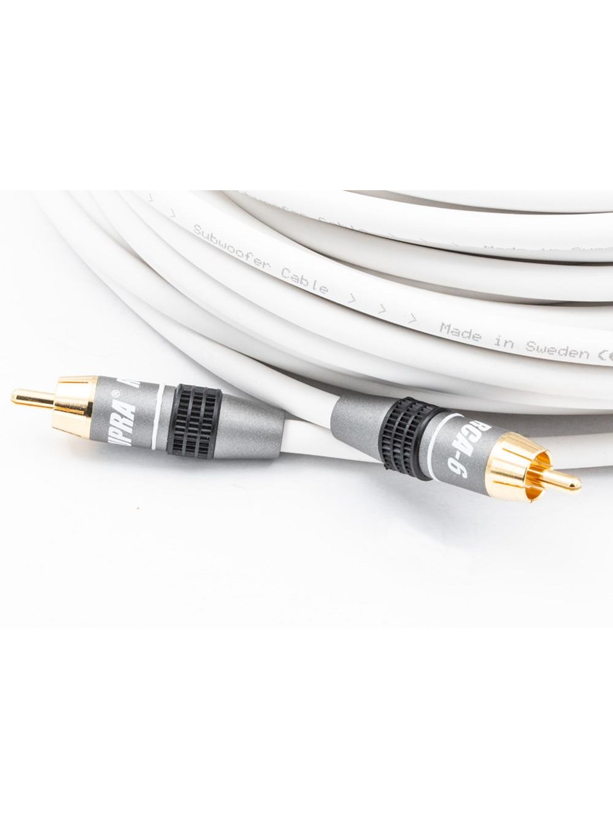 Supra Sublink - Rca-subwooferkabel - 6m - Weiß - Audio Kabel - 1001907698