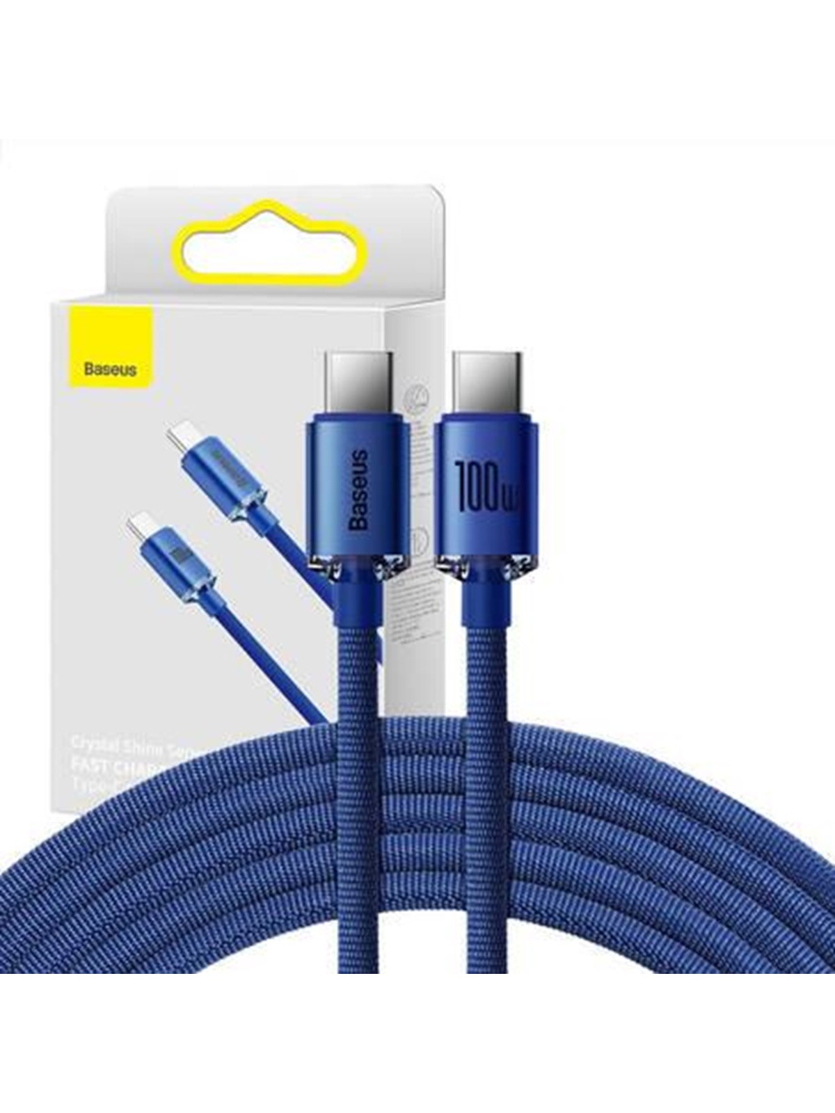 Baseus Crystal Shine Cable Usb-c to Usb-c 100w 1.2m (Blue) - Usb Kabel - Cajy000603