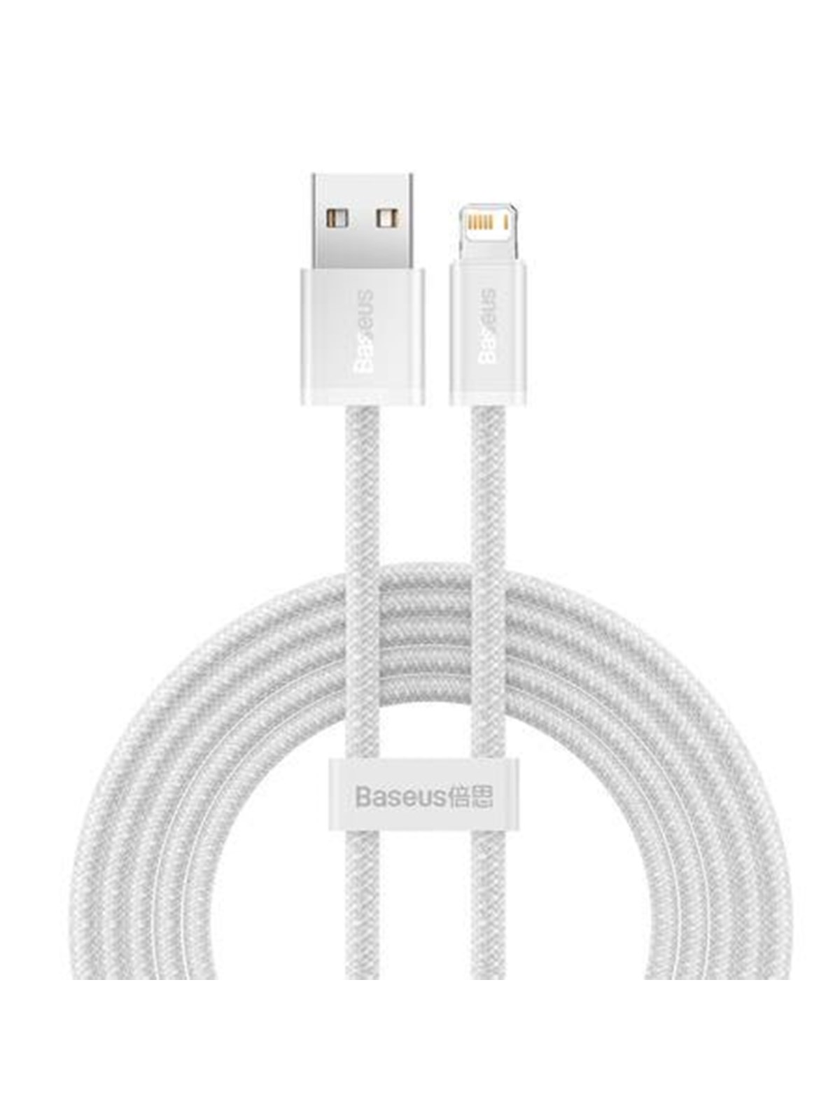 Baseus Dynamic Cable Usb to Lightning 2.4A 2m (White) - Usb Kabel - Cald000502