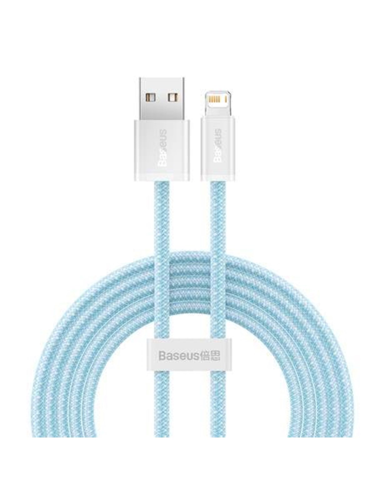 Baseus Dynamic Cable Usb to Lightning 2.4A 2m (Blue) - Usb Kabel - Cald000503