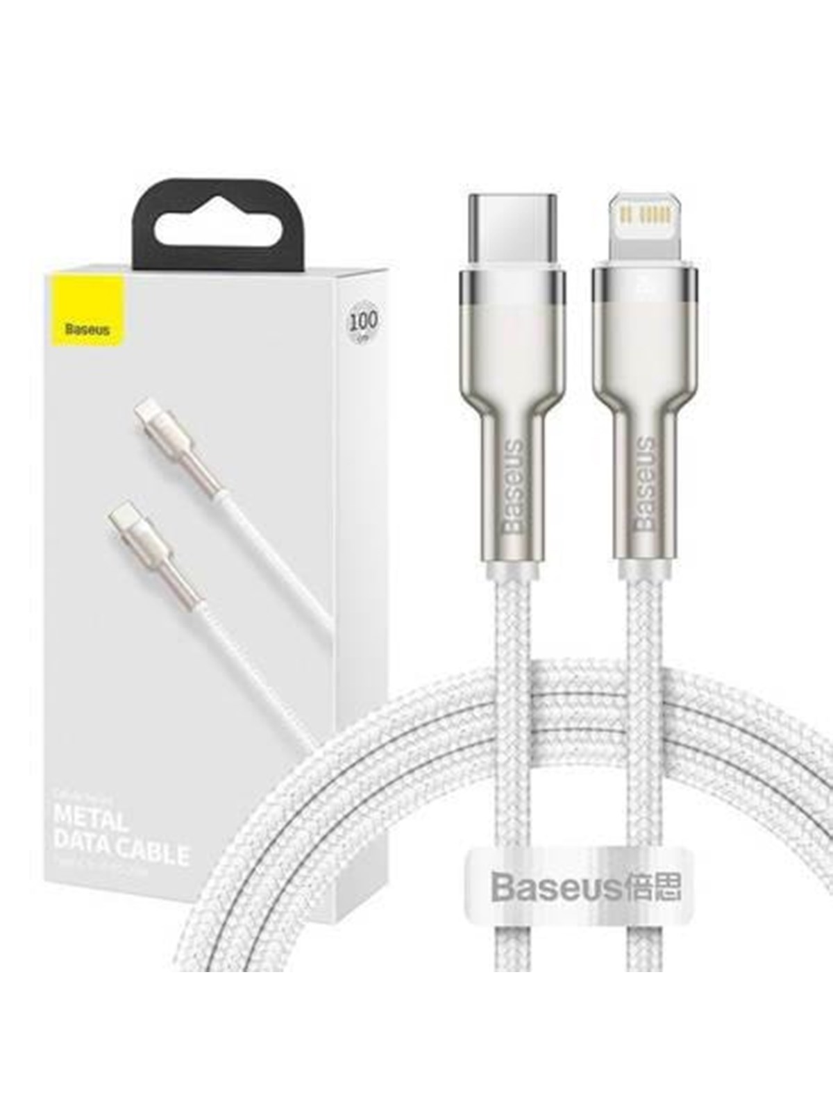 Baseus Cable Usb-c to Lightning Legend Series PD 20w 1 m (White) - Usb Kabel - Catljk-a02