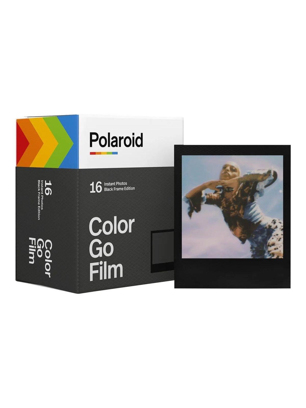 Polaroid Color Film Go Type (8 Exposures) - Black Frame - 2-pack - Photo Film - 006211