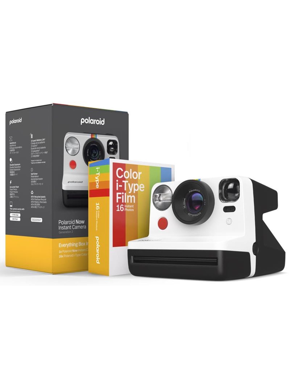 Polaroid Now Gen 2 Everything Box - Black & White - Digital Kameras - 006247