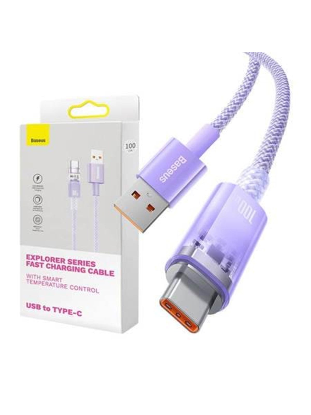 Baseus Quick Charge Usb-c Flash QC 3.0 Huawei Scp Samsung Afc 5A 1m (Green) - Usb Kabel - Cats010405