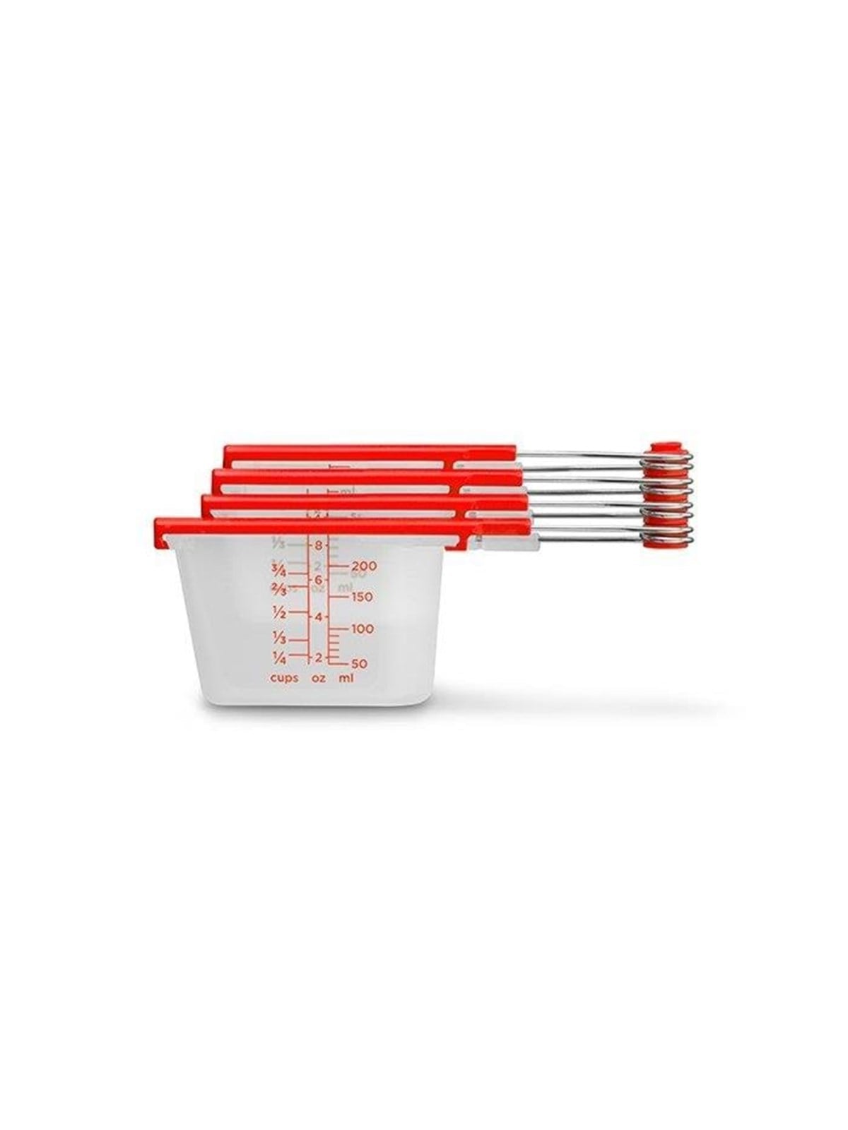 Dreamfarm Levups Red/clear Measuring Set - Kuechengeraet - Dflv2430