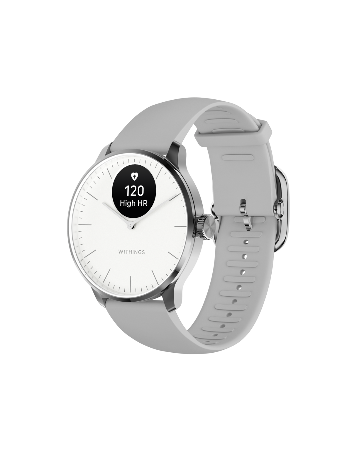 Withings Scanwatch Light - Weiß - 37 mm - Smartwatches Pulsuhren Sportuhren Schrittzaehler - Hwa11-model 3-all-int