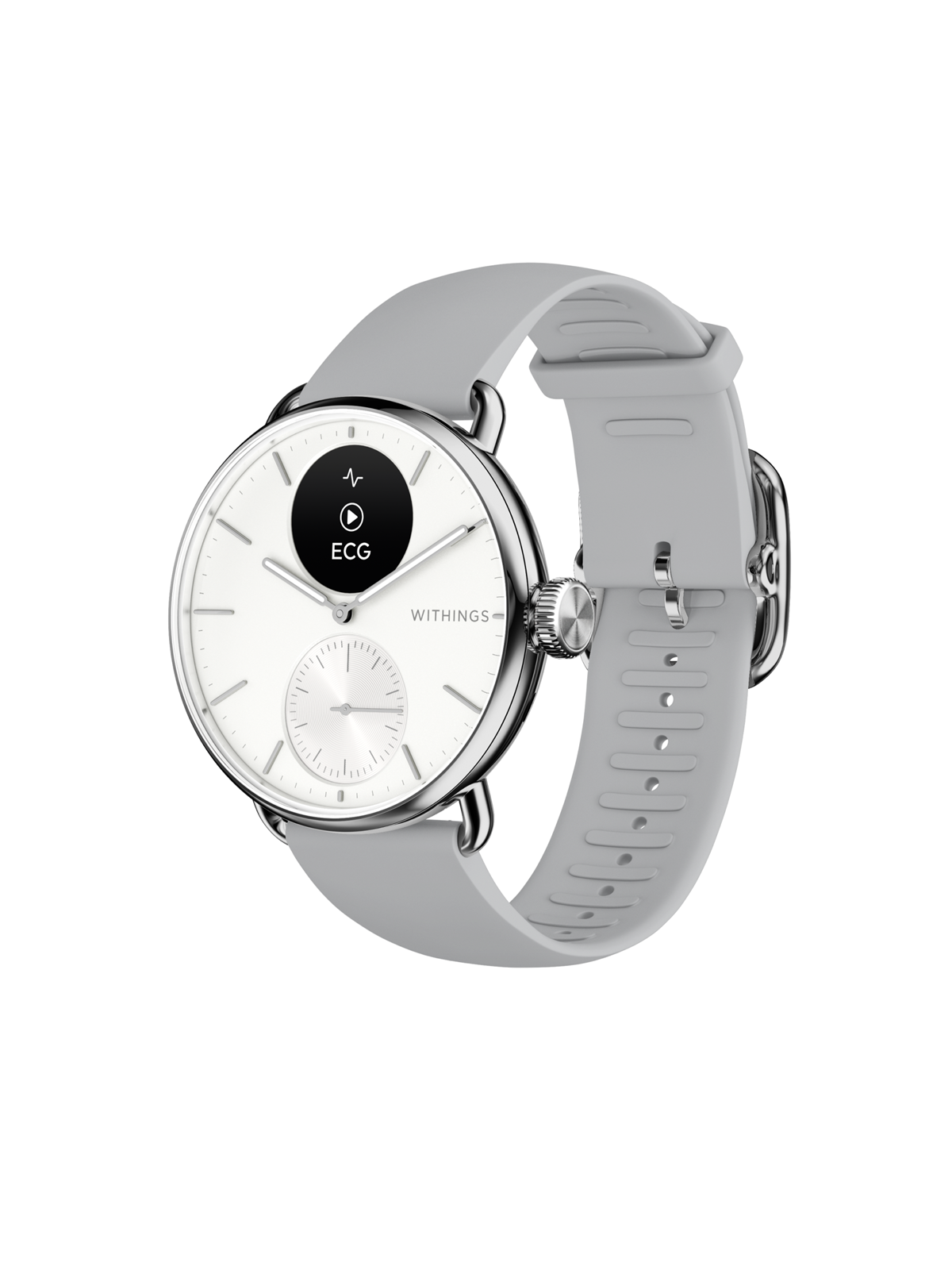 Withings Scanwatch 2 - 38mm - Weiss - Smartwatches Pulsuhren Sportuhren Schrittzaehler - Hwa10-model 2-all-int