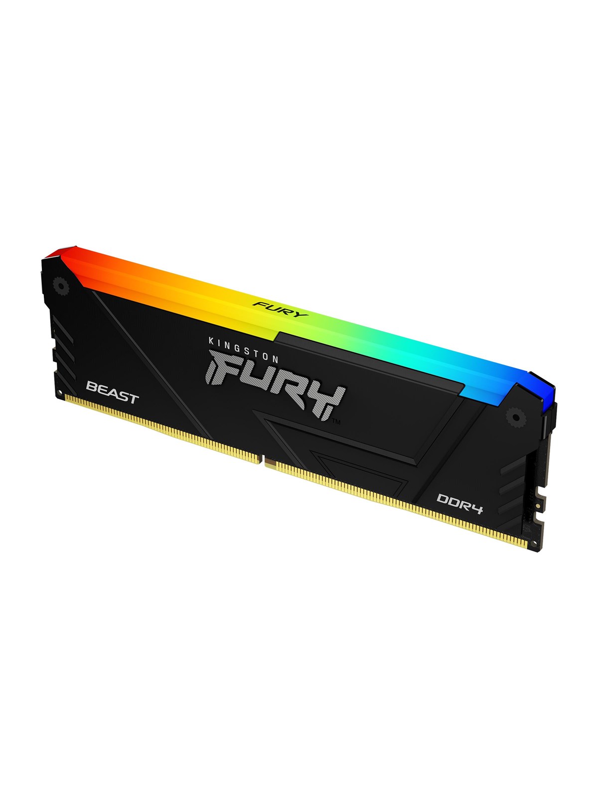 Kingston FURY Beast RGB DDR4-3200 - 16GB - CL16 - Single Channel (1 pcs) - Intel XMP - Schwarz mit RGB