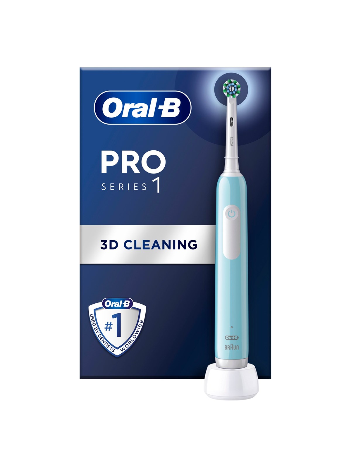 Oral-b Elektrische Zahnbürste Pro1 Turquoise + Extra Brush Head - Elektrische Zahnbuersten - 8006540771914
