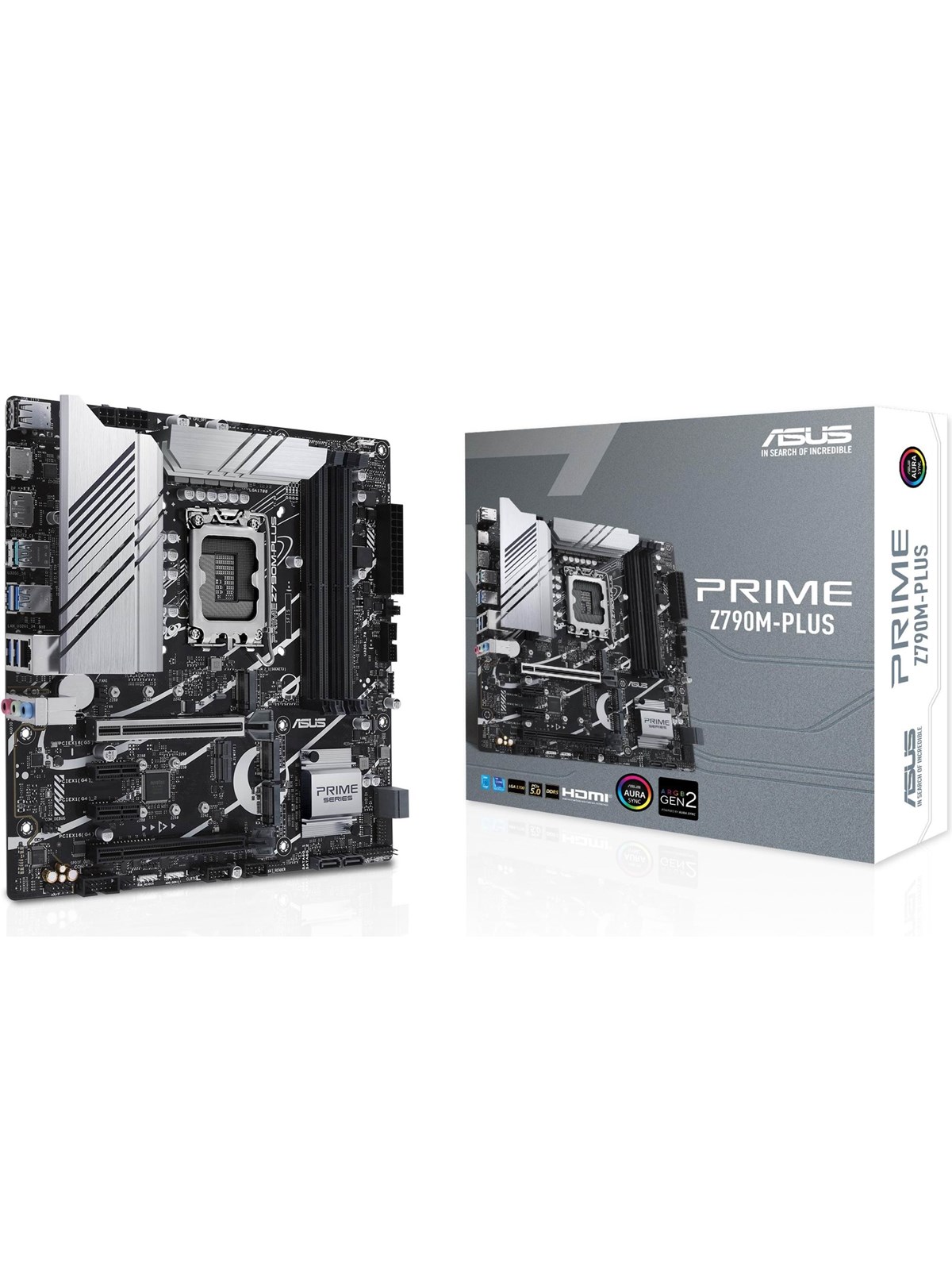Asus Prime Z790m-plus (V2) Mainboard - Intel Z790 - Intel Lga1700 Socket - Ddr5 Ram - Micro-atx - 90mb1e70-m1eay0