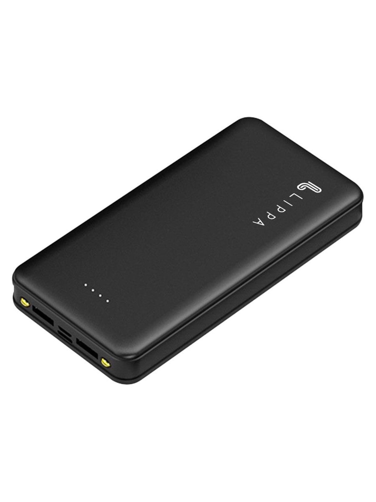 Lippa 20.000 Mah Powerbank 2 x Usb-a Output - Black Powerbank (Akku) - Schwarz - 20000 Ah - Powerbank Akku - Lppb20000