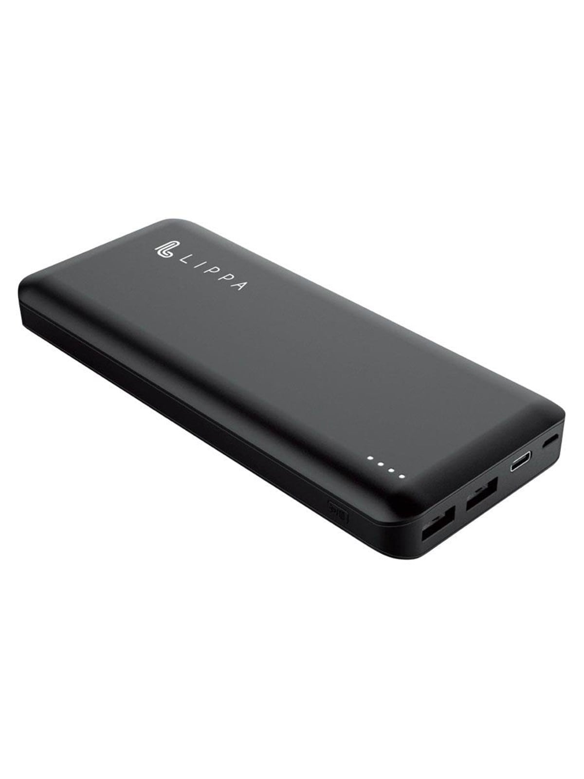Lippa 26.800 Mah Powerbank 60w Usb-c PD & QC Usb-a Output - Black Powerbank (Akku) - Schwarz - 26800 Mah - Powerbank Akku - Lppb26800fc