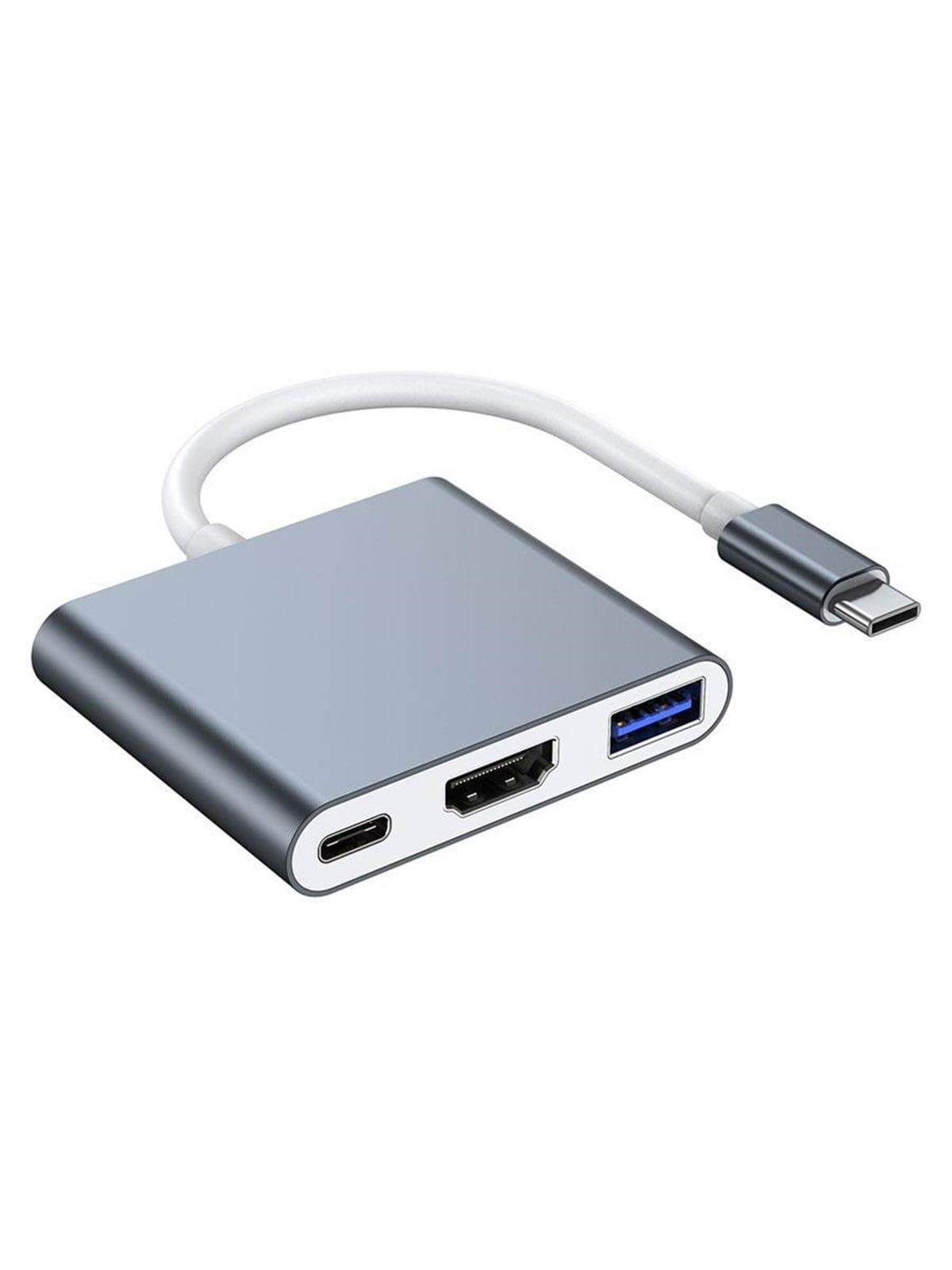 Lippa 3-in-1 87w Usb-c PD 4K Hdmi Hub Usb-hubs - Usb 2.0 - 3 - Grau - Usb Hubs - Lpgq22h122