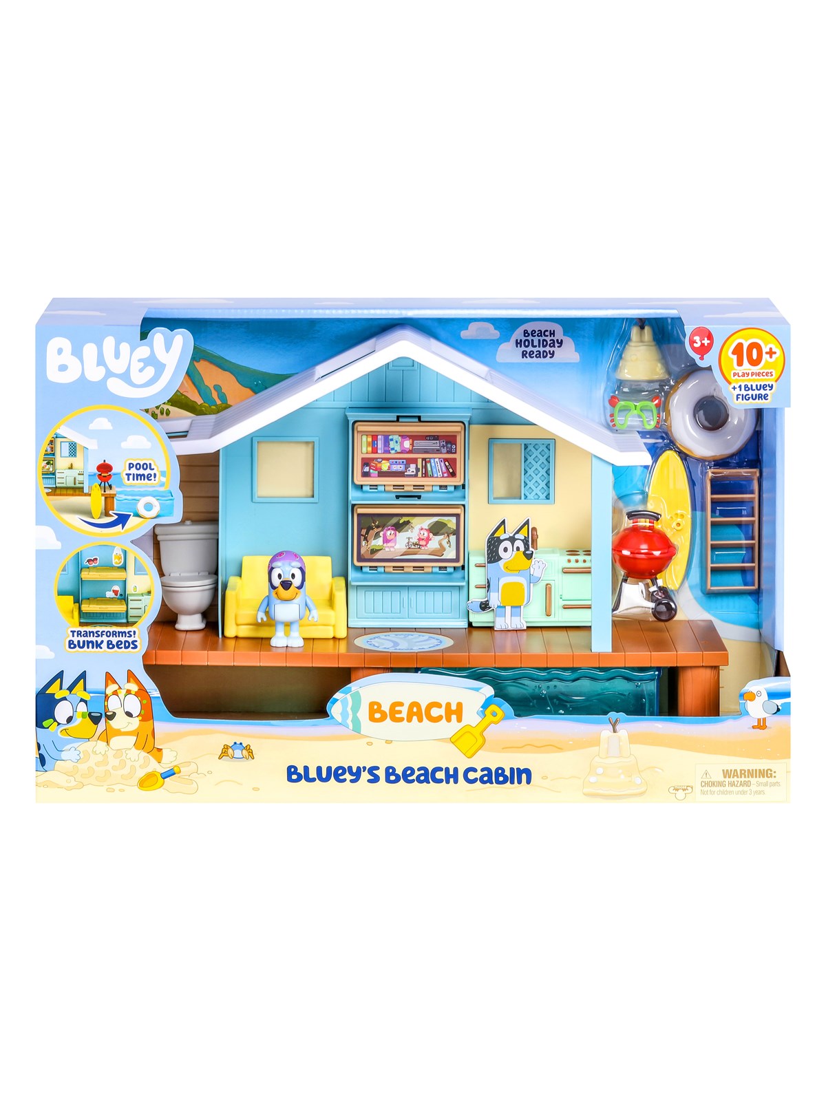Bluey Beach Cabin - Figuren - 90184