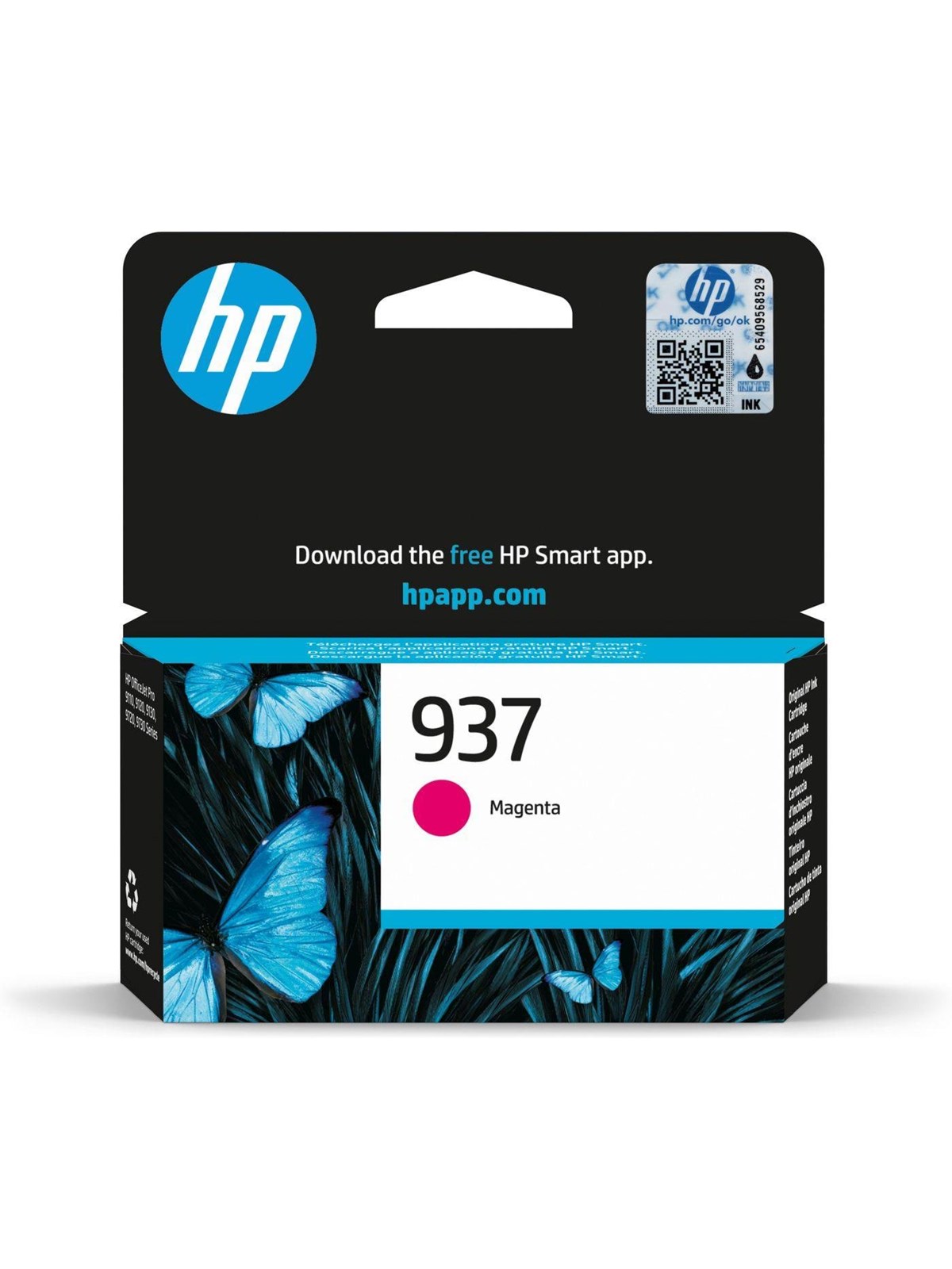 HP 937 / 4s6w3ne - Magenta Ink - Druckerzubehoer Tinte Toner
