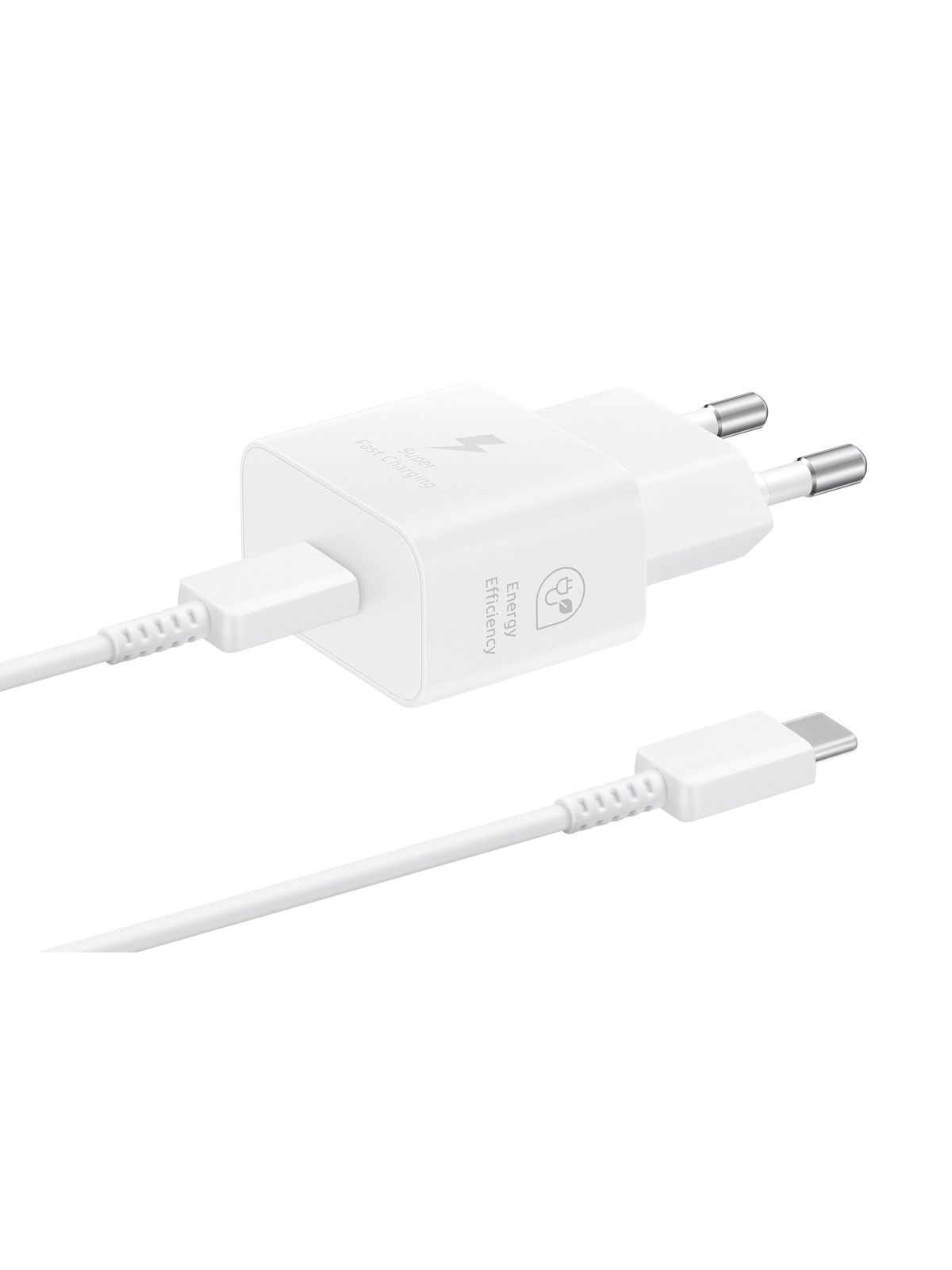 Samsung 25w Usb-c Gan Power Adapter (Incl. Cable) - White - Handys Adapter Und Ladegeraete - Ep-t2510xwegeu