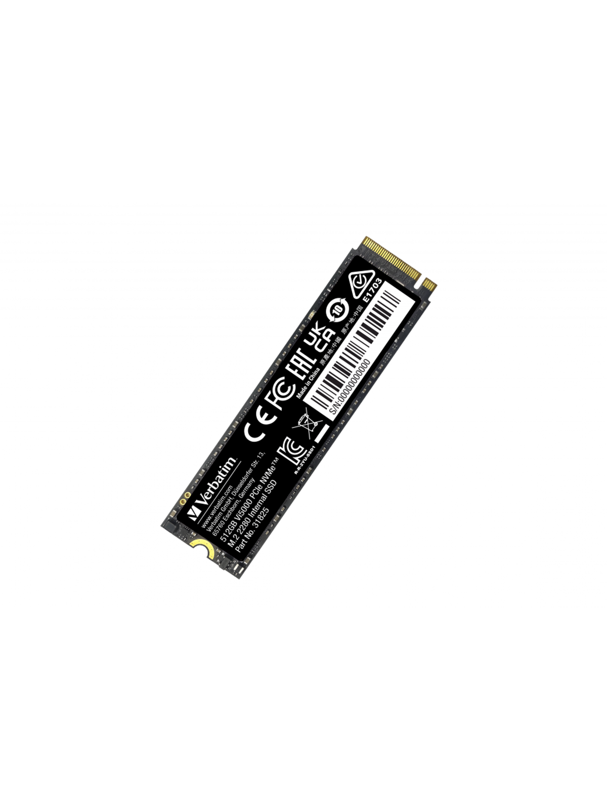 Verbatim Vi5000 Pci-e 4.0 Ssd - 512gb - 31825
