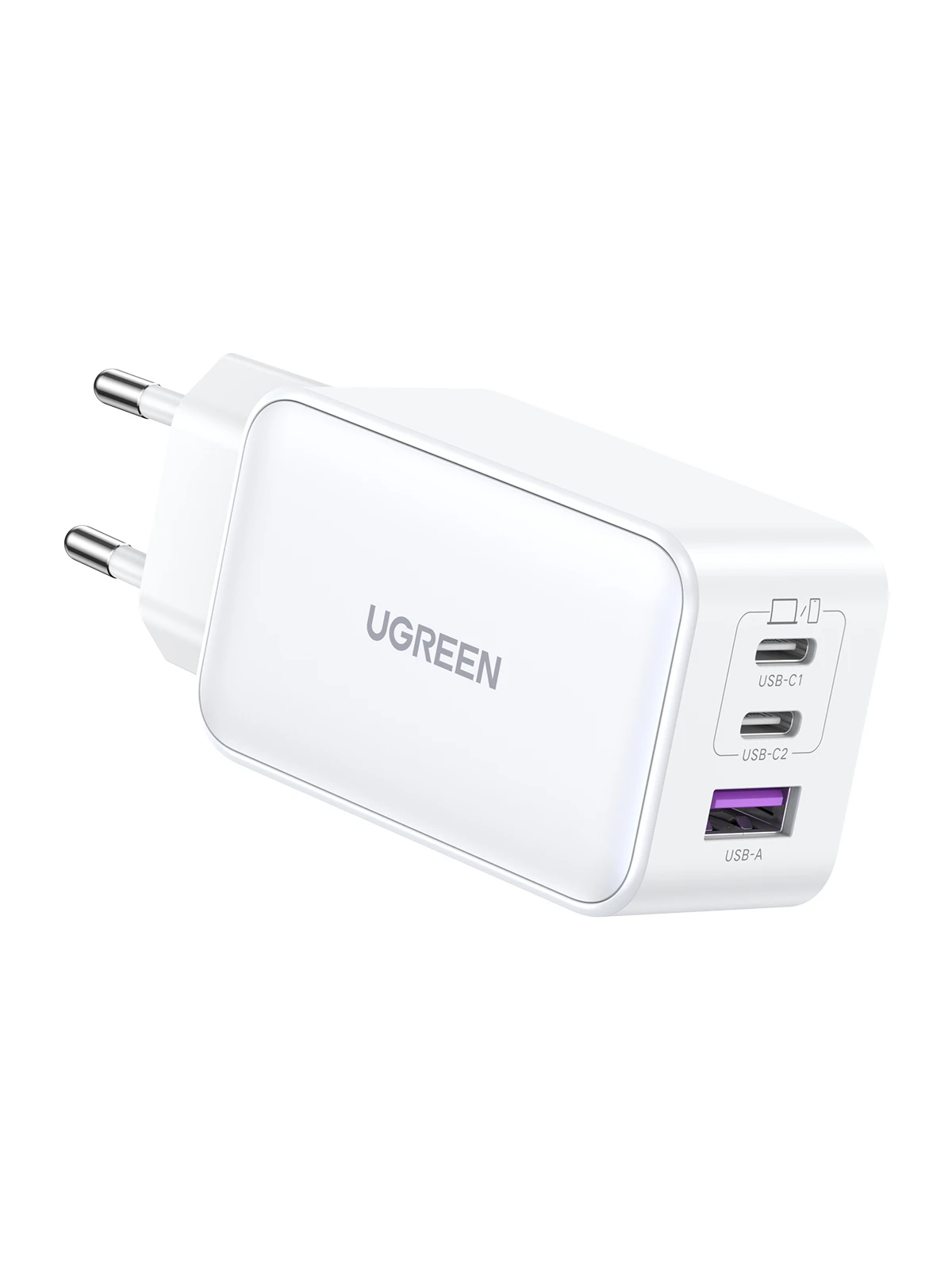 Ugreen Nexode Usb-a+2*Usb-c 65w - White - Handys Adapter Und Ladegeraete - 15334