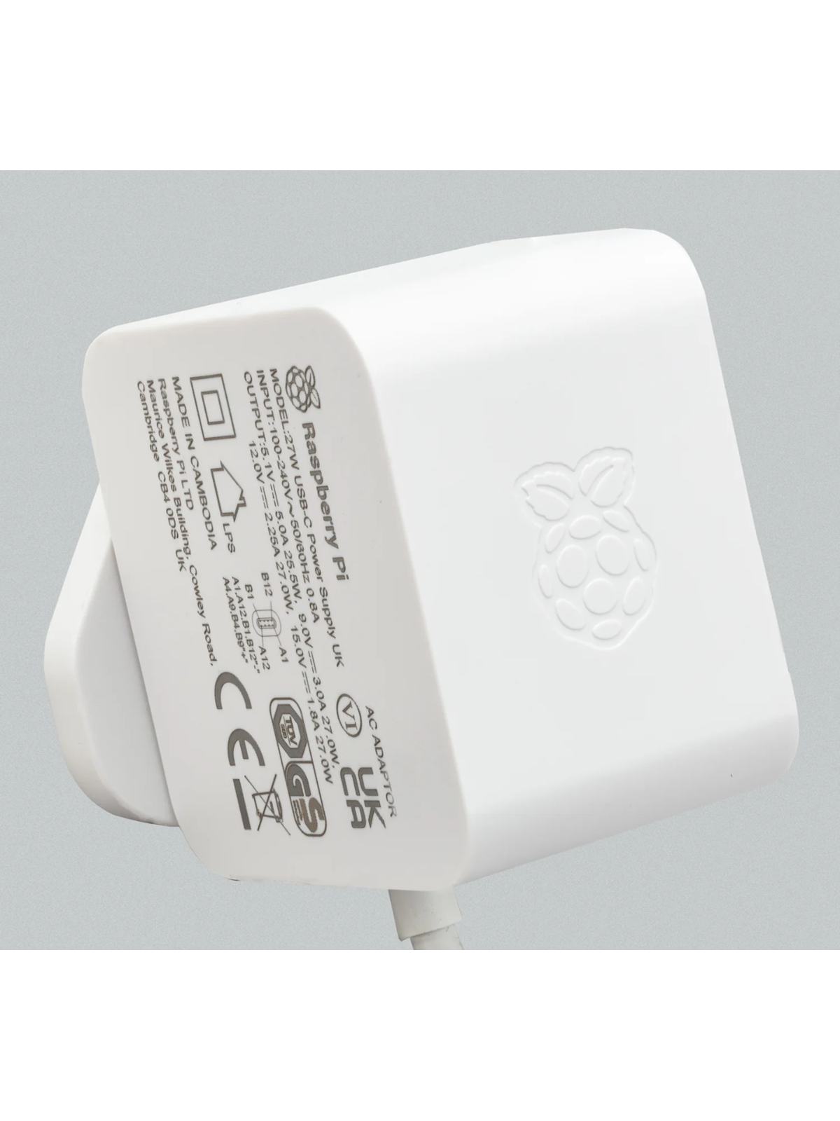 Raspberry Pi 5 Powersupply - Usb-c - White - Mini Pcs Android Raspberry Pi - Sc1152