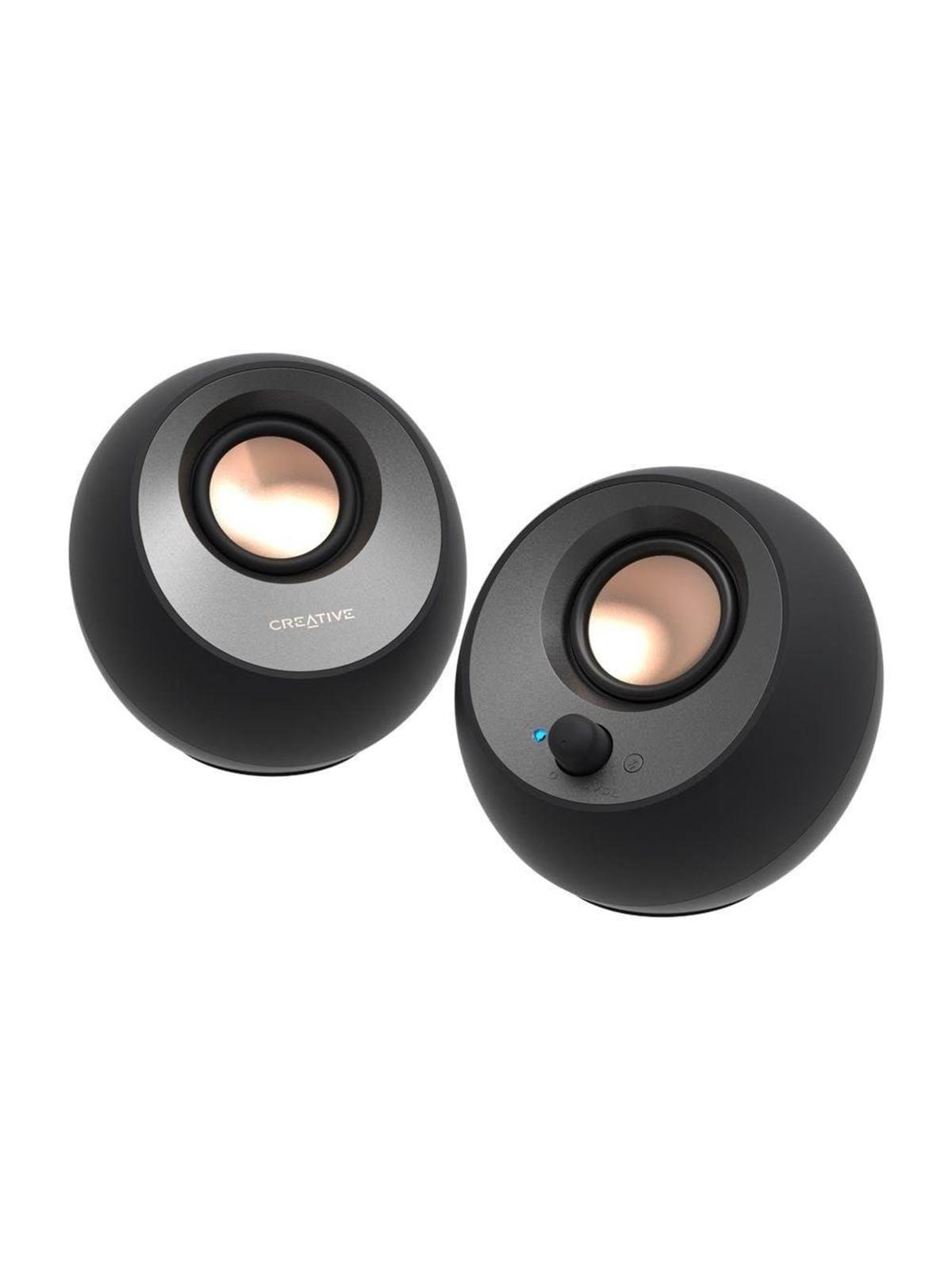Creative Pebble V3 - Black - Bluetooth - 2.0 Pc-lautsprecher - Schwarz - Lautsprecher Computer - 51mf1700aa000