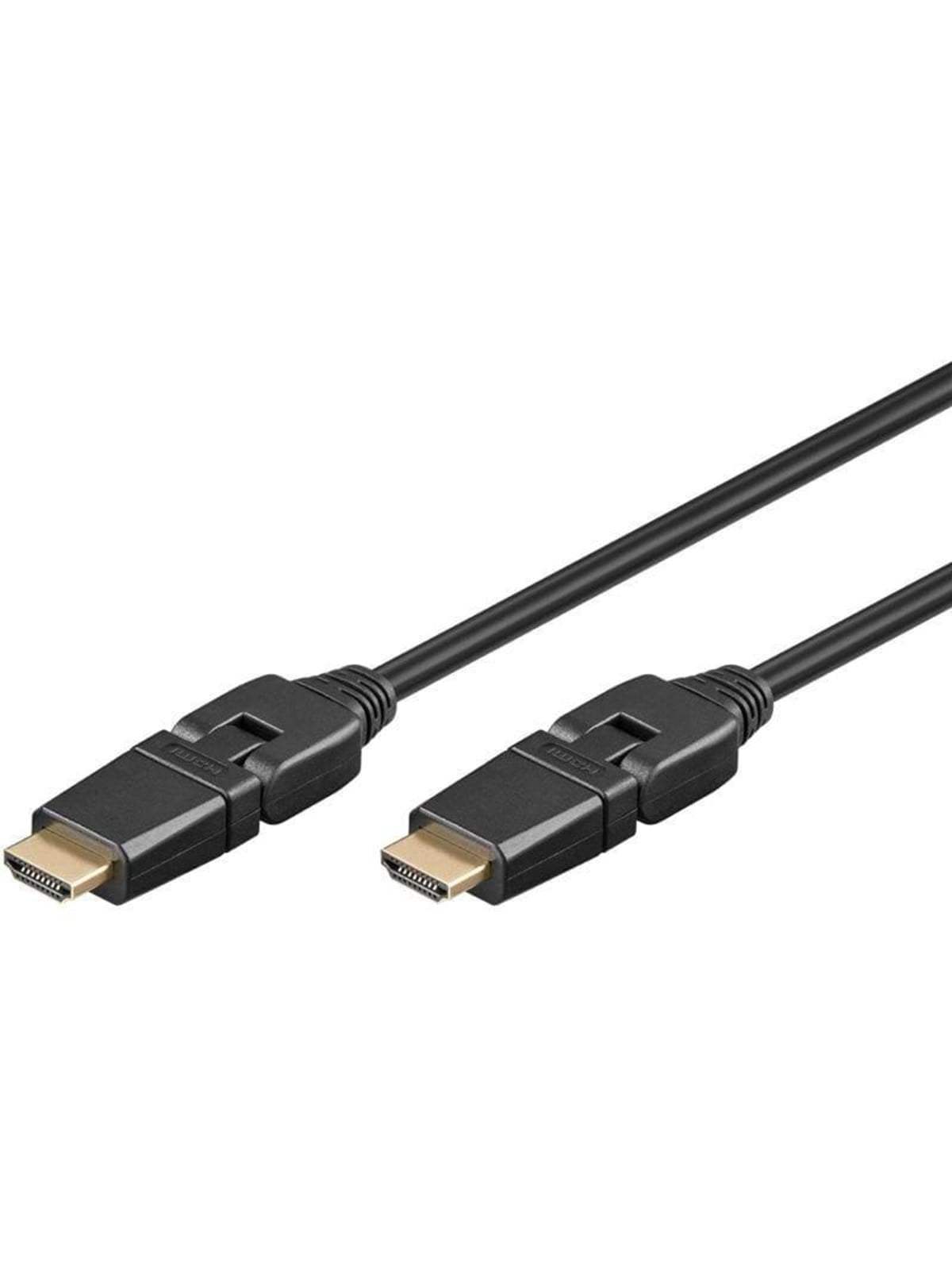 Pro Hdmi 2.0 360° - 3m - Schwarz - Display Kabel - Hdmi21b360-3