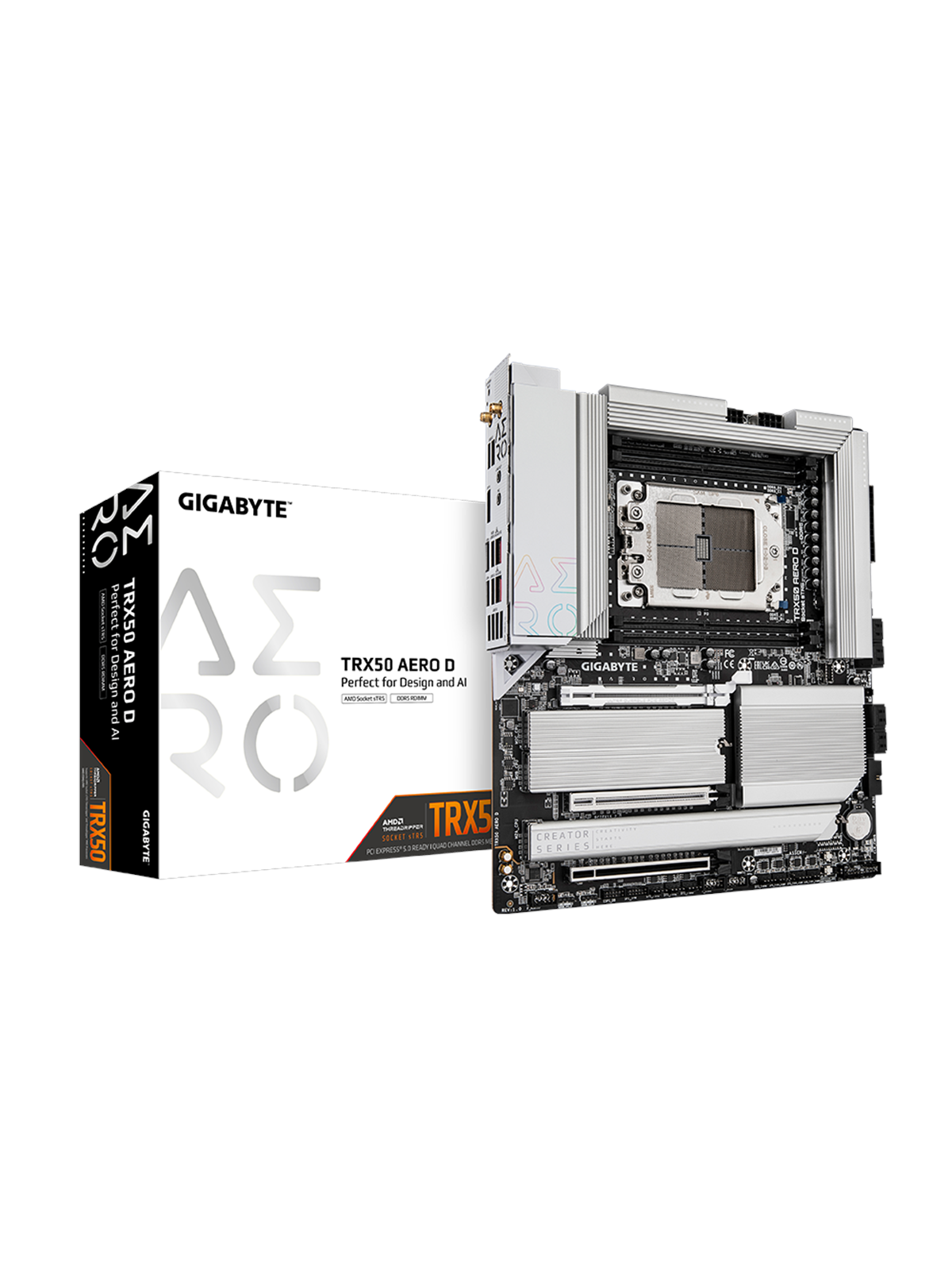 Gigabyte Trx50 Aero D Mainboard - Amd Trx50 - Amd Str5 Socket - Ddr5 Ram - Extended Atx