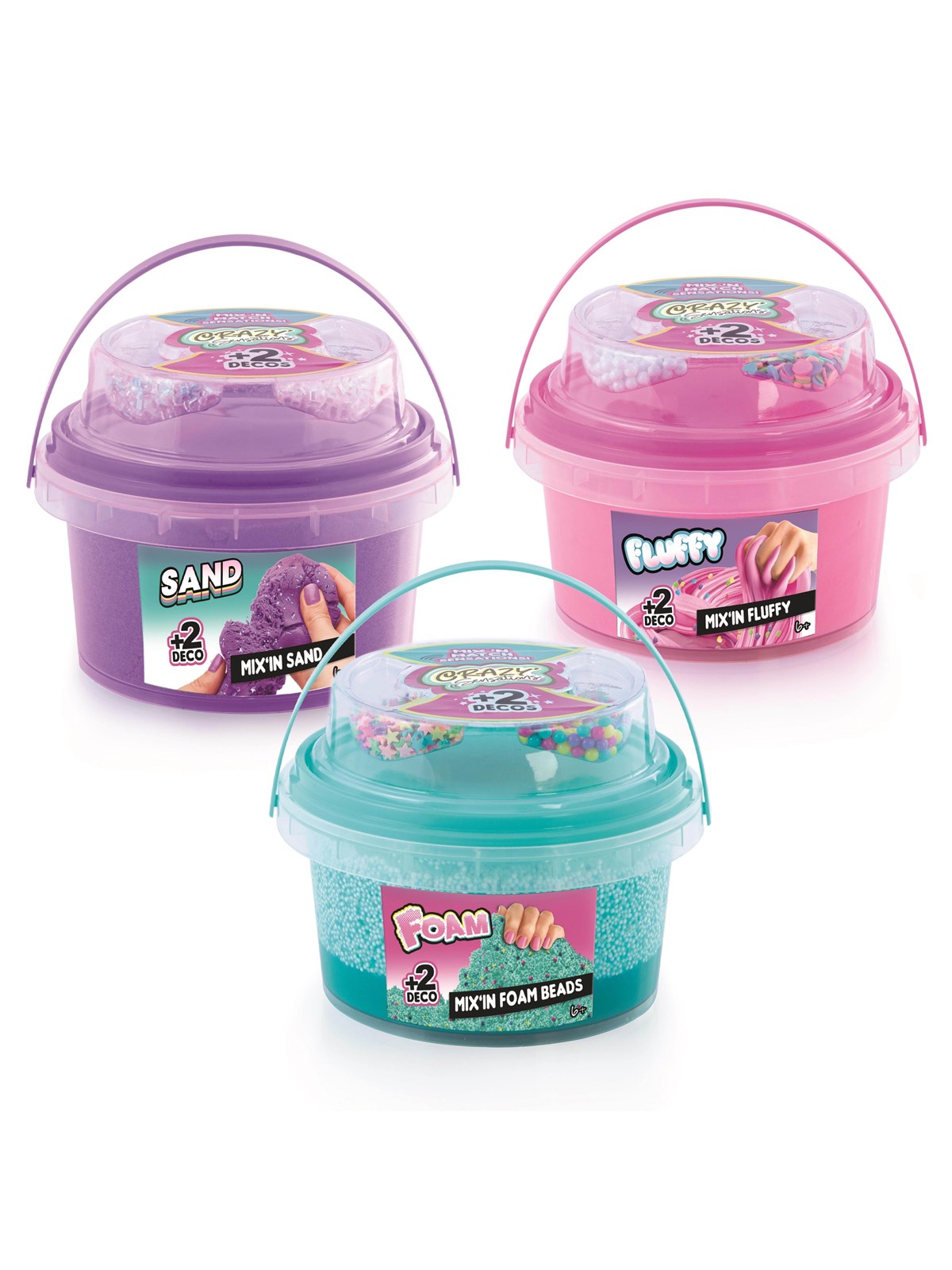 Crazy Sensations Mix 'n' Match Bucket (3 Assorted) - Kreativ Spiele - 11003