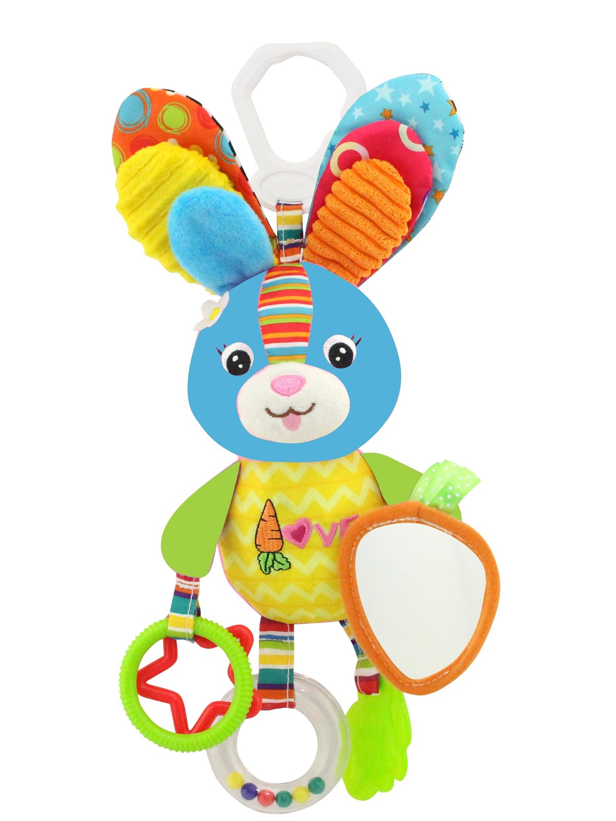 Happy Baby Activity Hanger Rabbit Blue - Baby Spielzeug - 502208