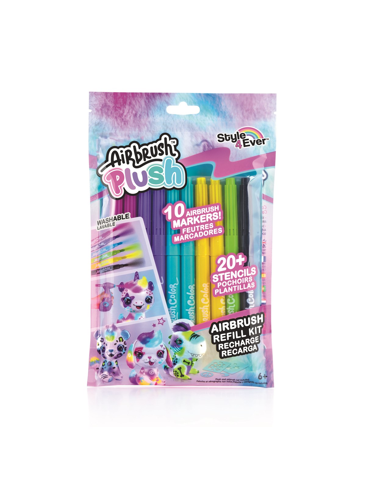 Airbrush Plush Refill Kit 10 Pens - Figuren - 256