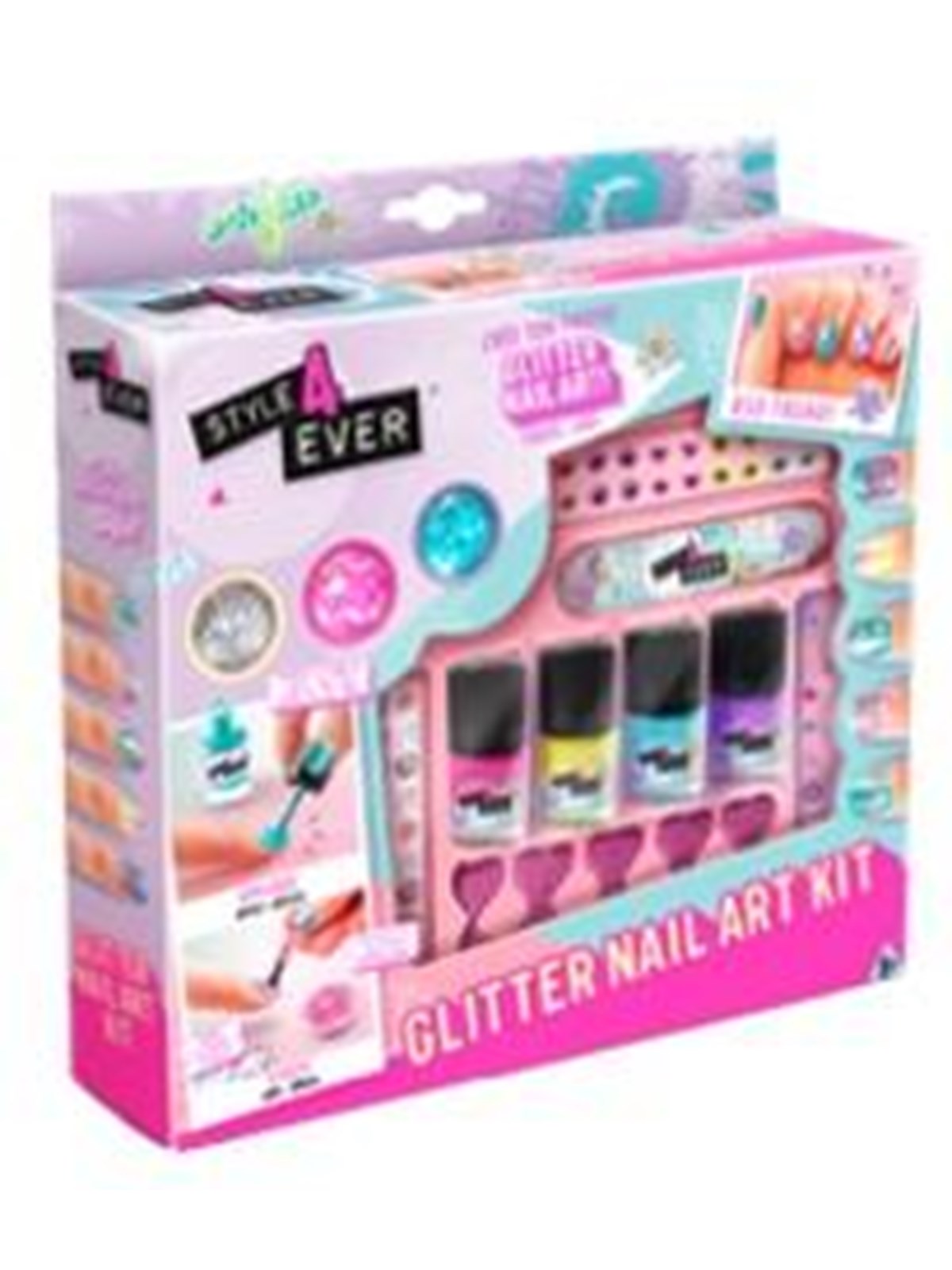 Style 4 Ever Glitter Nail Art Kit - Kreativ Spiele - 194