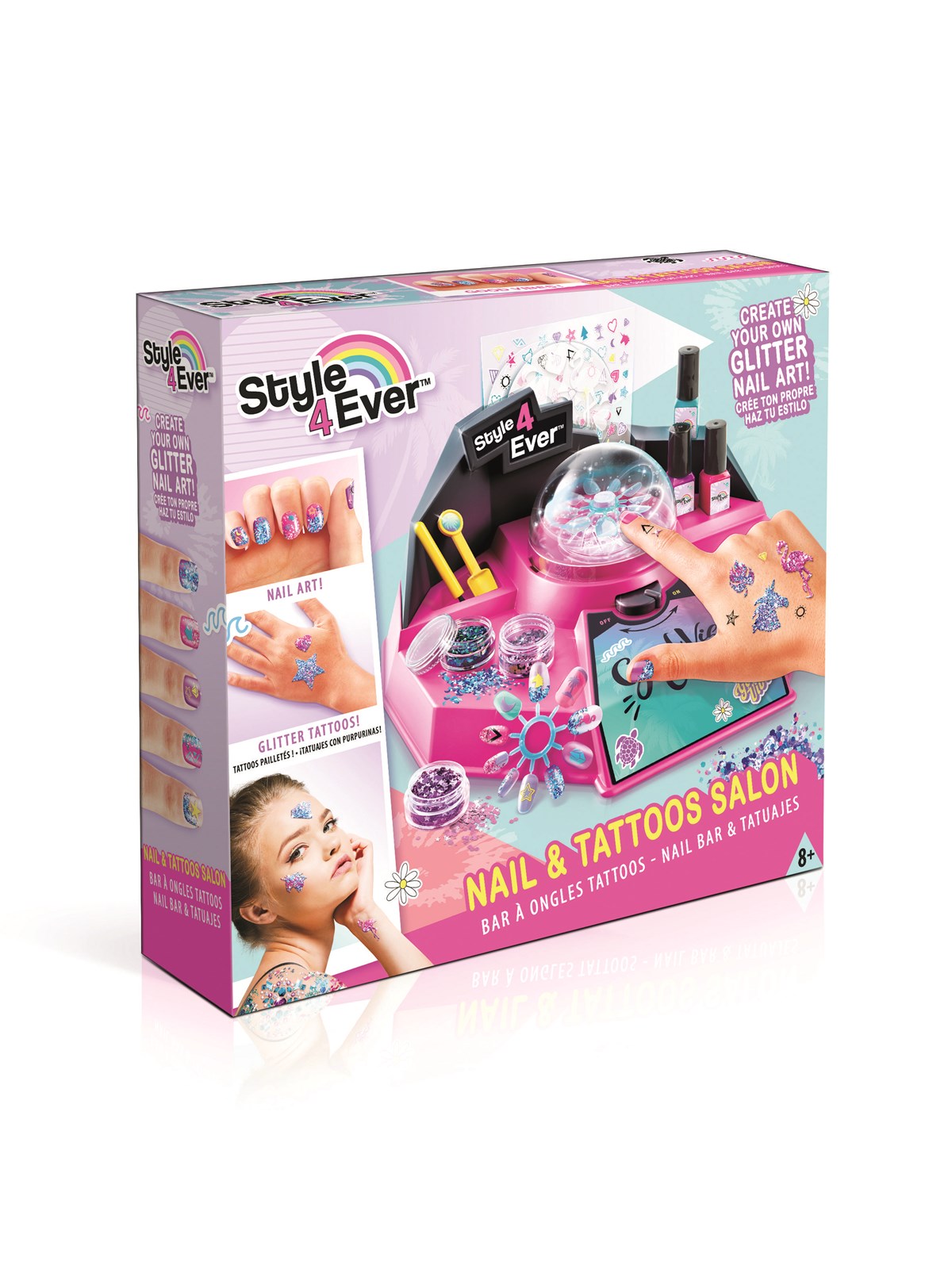 Style 4 Ever Glitzer-nägel Und Tattoo-salon - Kreativ Spiele - 163