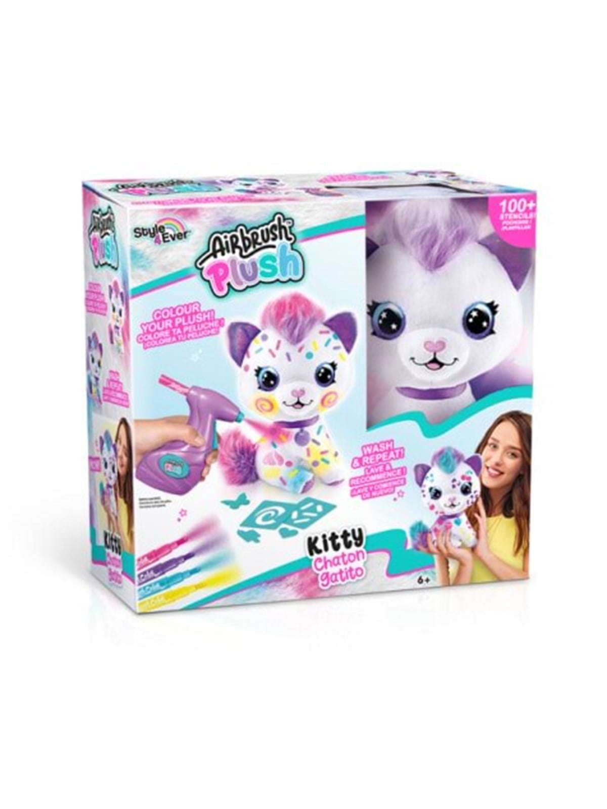 Airbrush Plush Kitty - Figuren - 272ofg