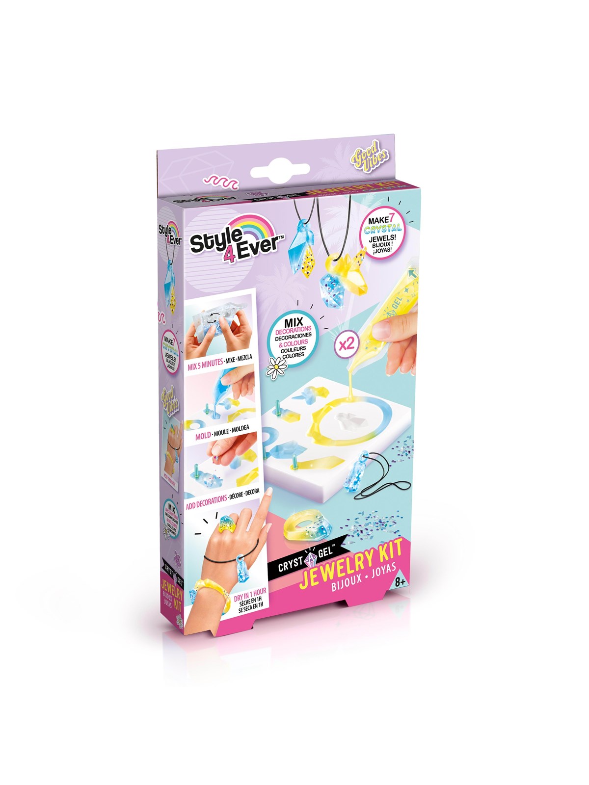 Style 4 Ever Mini Crystal Jewel Gel Kit - Kreativ Spiele - 176