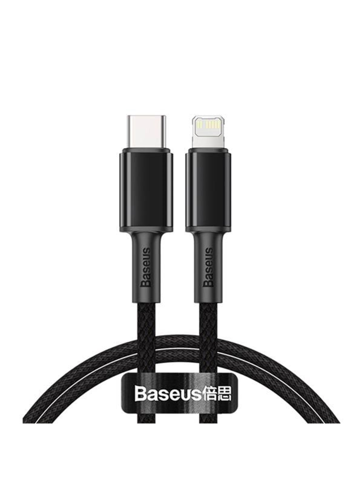 Baseus High Density Braided Cable Type-c to Lightning PD 20w 1m (Black) - Usb Kabel - Catlgd-01