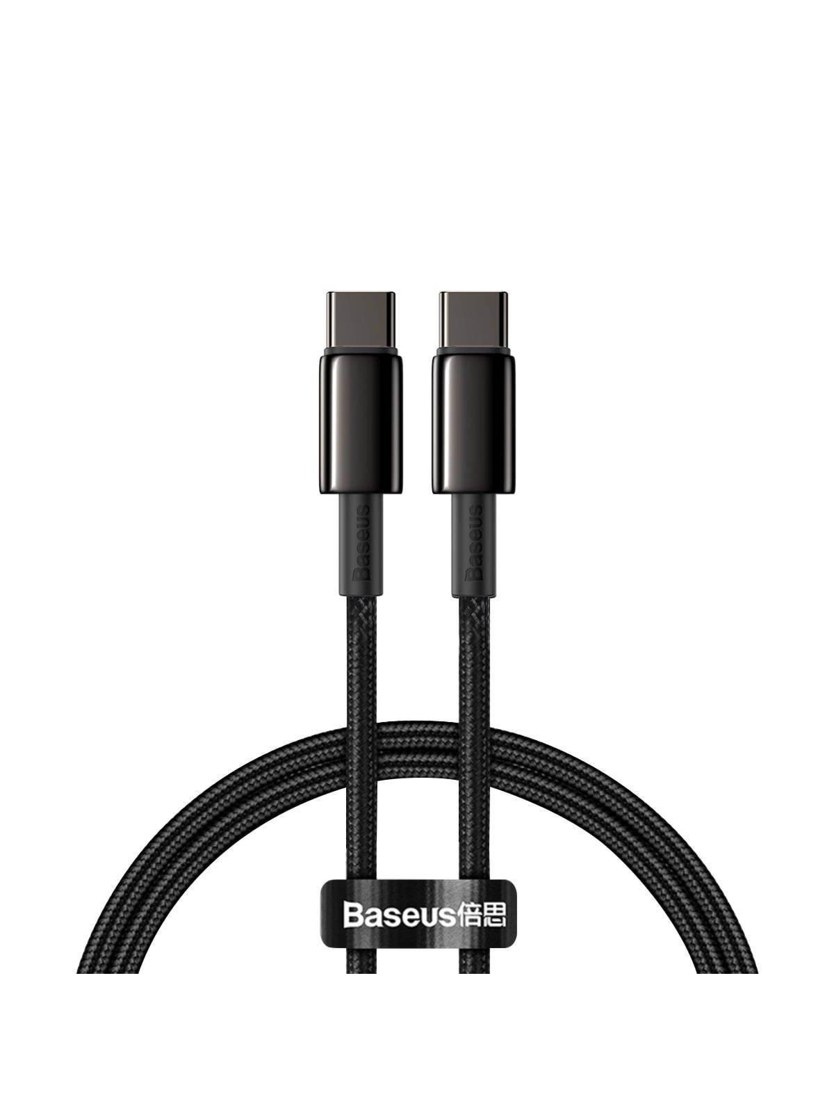 Baseus Tungsten Gold Cable Type-c to Type-c 100w 2m (Black) - Usb Kabel - Catwj-a01