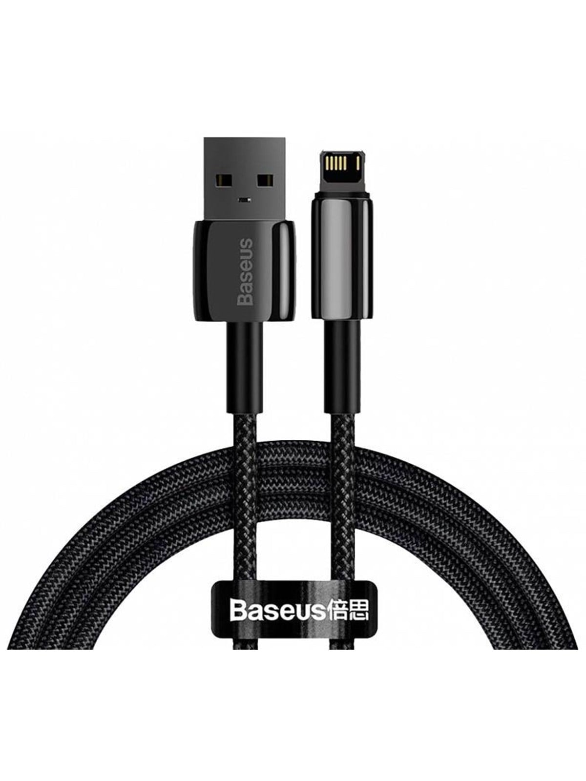 Baseus Tungsten Gold Cable Usb to iP 2.4A 1m (Black) - Usb Kabel - Calwj-01