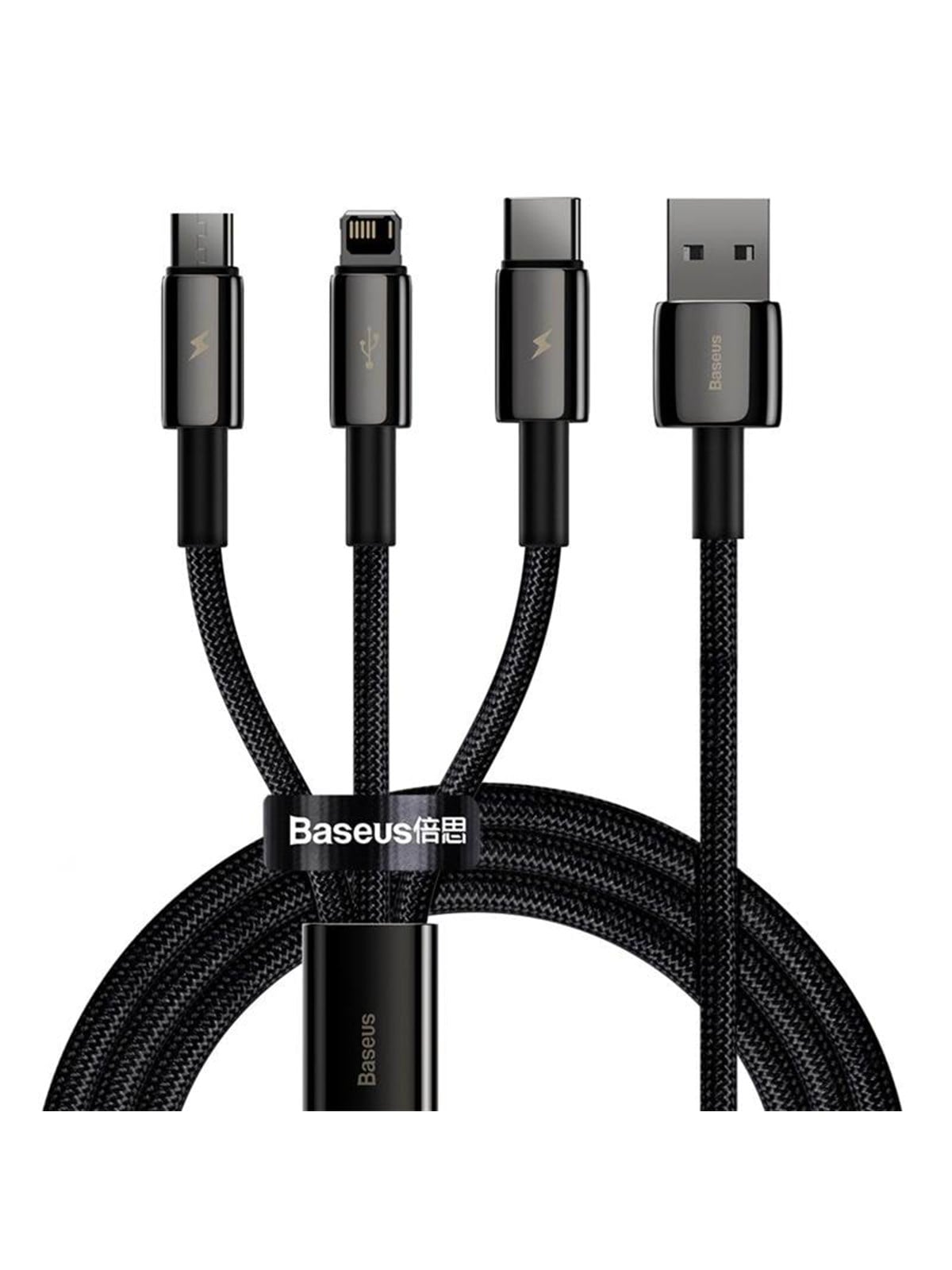 Baseus Tungsten Gold 3-in-1 Usb Cable - Usb Kabel - Camltwj-01