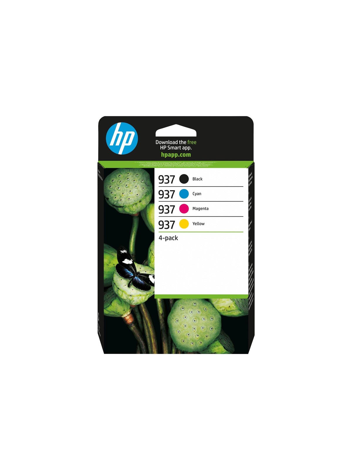 HP 937 / 6c400ne - 4-pack (Black Yellow Magenta Cyan) Ink - Druckerzubehoer Tinte Toner