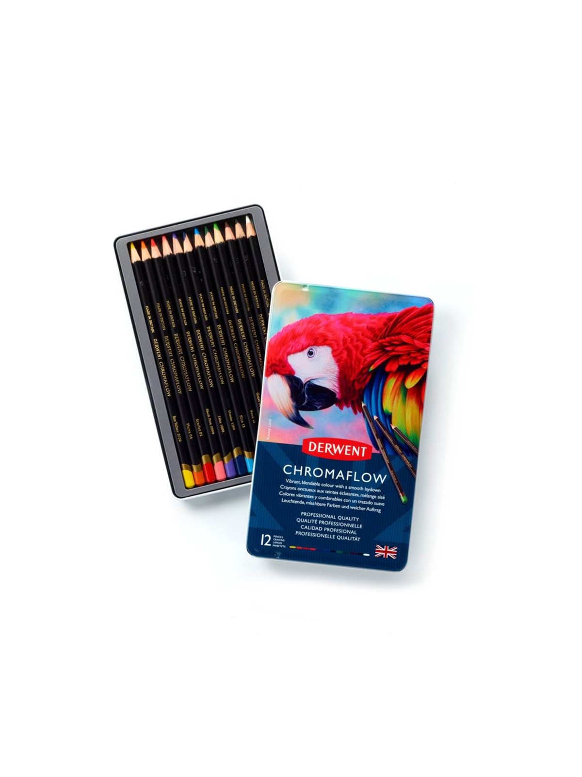 Derwent Chromaflow 12 Tin - Utensilien Zum Schreiben Und Zeichnen - 2305856