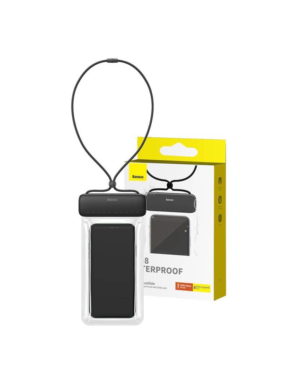Baseus Waterproof Phone Case Aquaglide (Black) - Handys Cover Cases - P60263700113-00