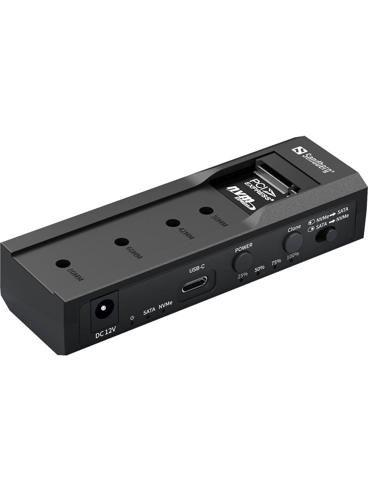 Sandberg Usb 3.2 Cloner And Dock For M2 + Nvme + Sata - Festplatten Zubehoer - 136-49