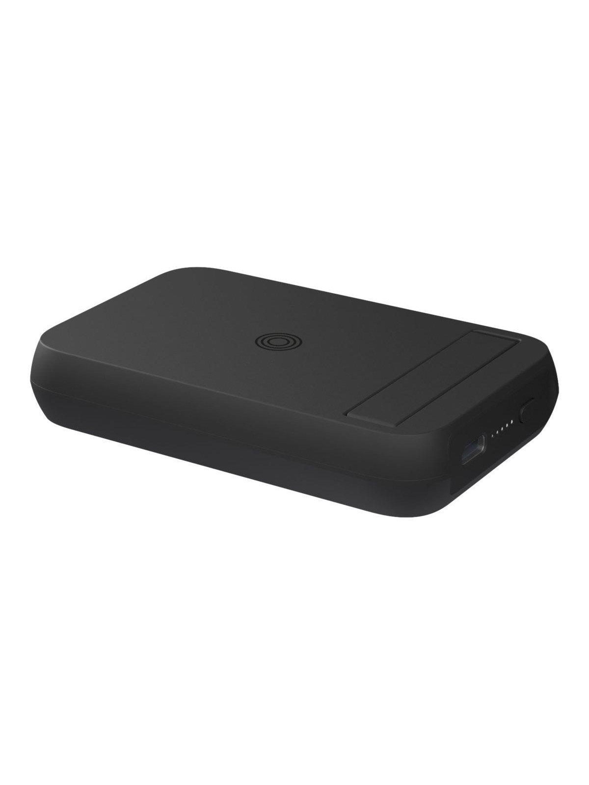 Zens Magnet 4000 Mah Wireless Powerbank Kickstand And Qi RX Powerbank (Akku) - Schwarz - 4000 Mah - Powerbank Akku - Zepp02m/00