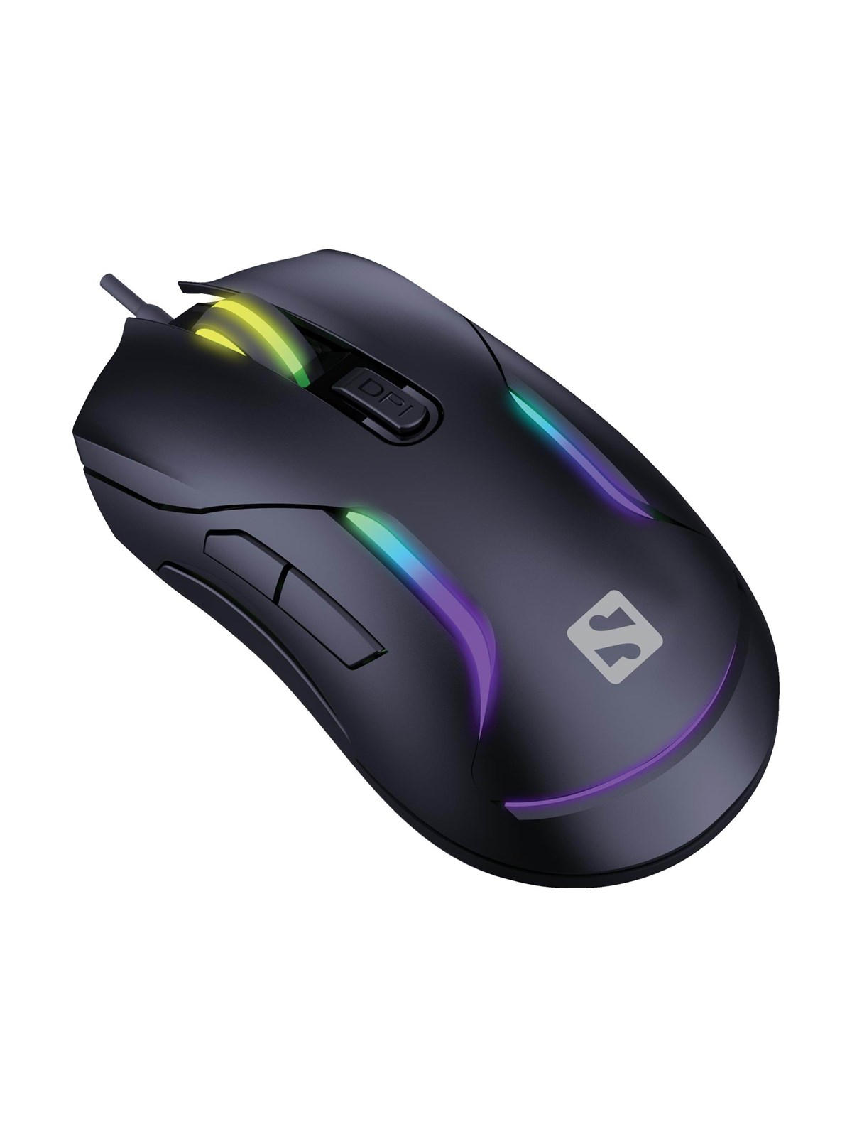 Sandberg Lightflow 6D - Gaming Maus (Schwarz) - 640-27