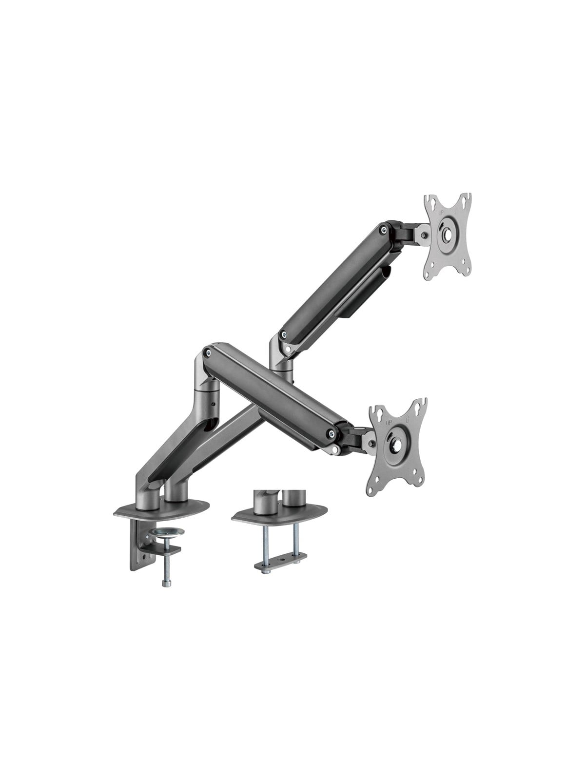 Gembird Monitor Arm - Adjustable Arm 2-display 17"-32" - Monitorhalterung - Ma-da2-05