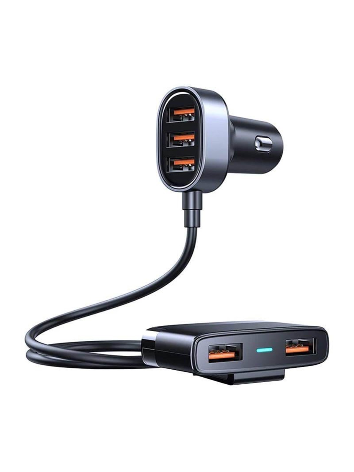 Joyroom Car Charger Jr-cl03 5-port Usb (Black) - Handys Adapter Und Ladegeraete