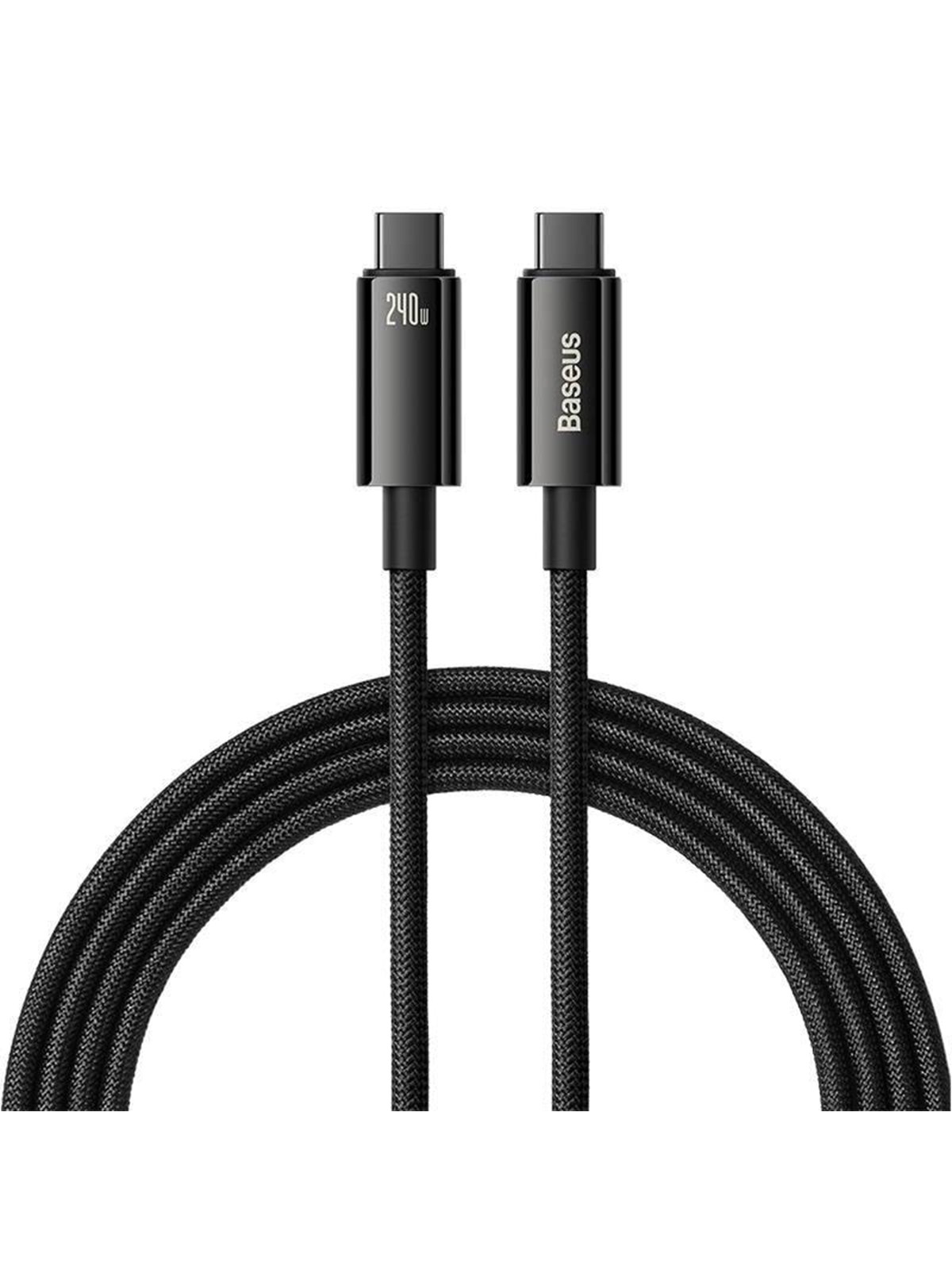 Baseus Usb-c to Usb-c Cable Tungsten Gold 240w 2 m (Black) - Usb Kabel - Cawj040101