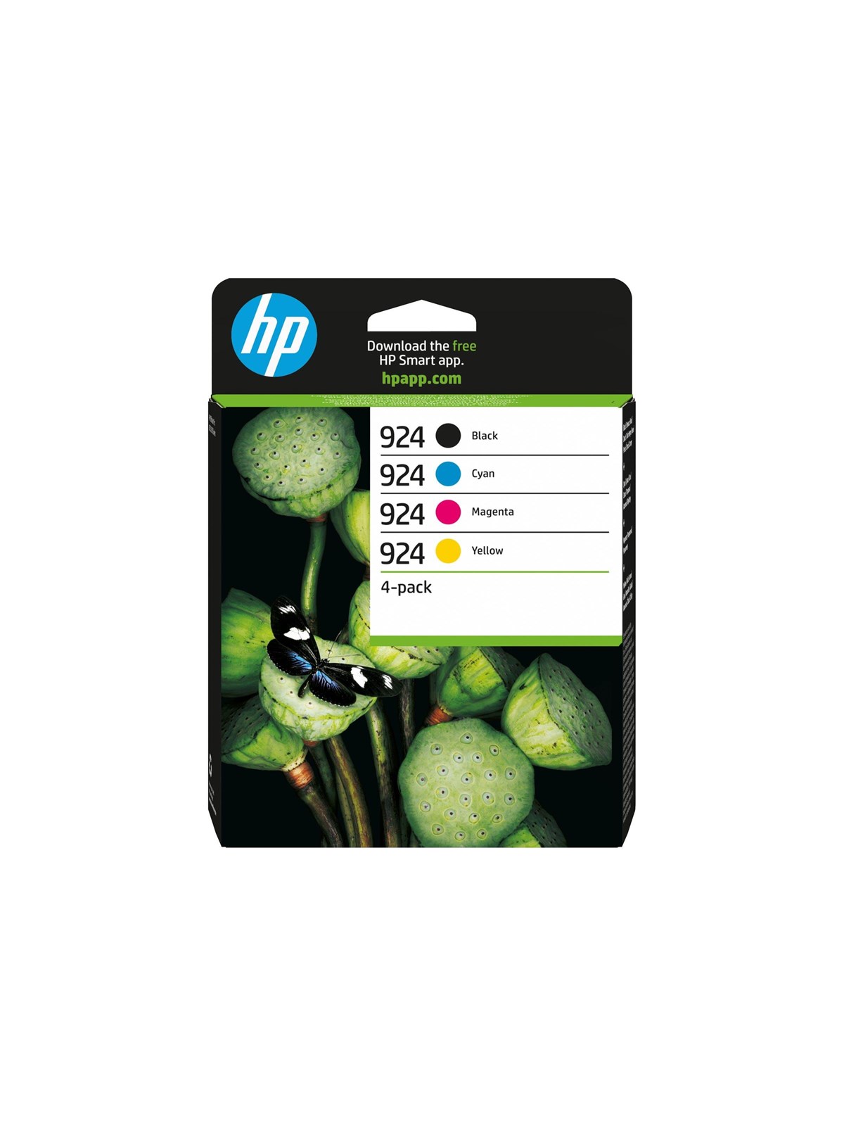 HP 924 / 6c3z1ne - 4-pack (Black Yellow Cyan Magenta) Ink - Druckerzubehoer Tinte Toner