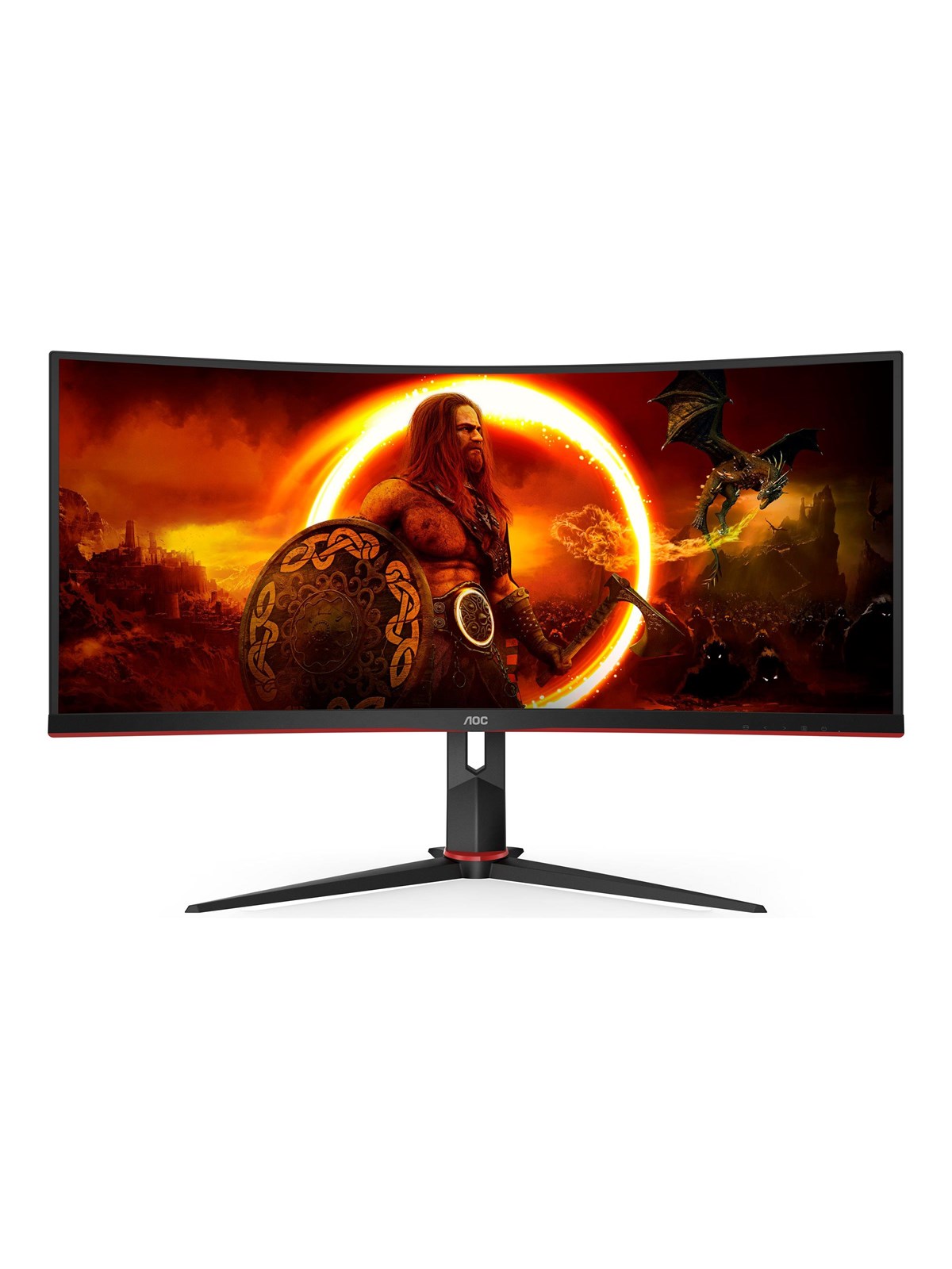 34" Aoc Cu34g2xp/bk - 3440×1440 (Uwqhd) - 180 Hz - VA - Bildschirm
